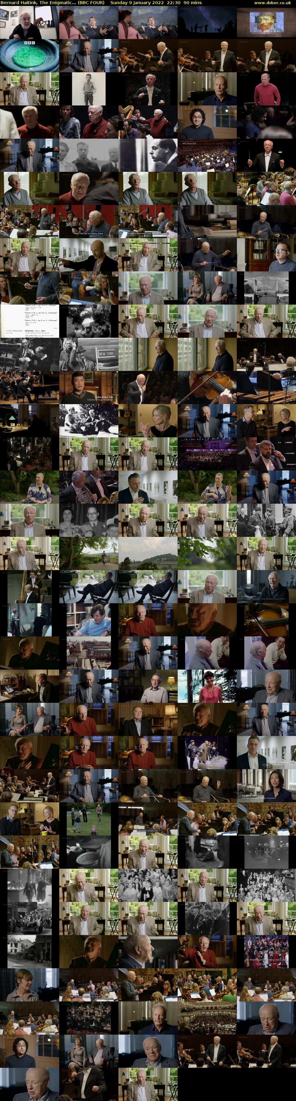 Bernard Haitink, The Enigmatic... (BBC FOUR) Sunday 9 January 2022 22:30 - 00:00