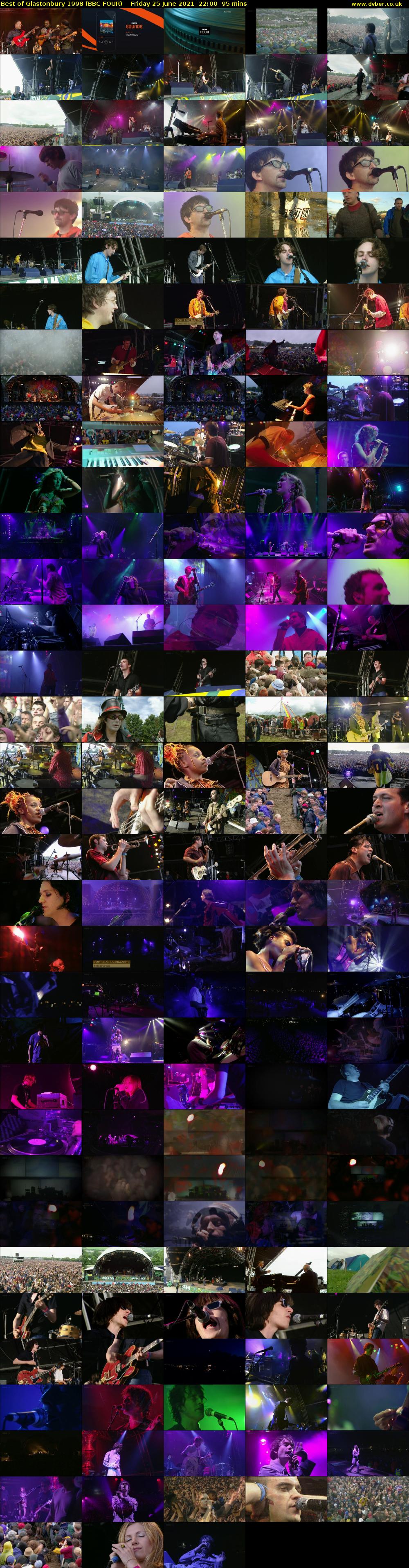 Best of Glastonbury 1998 (BBC FOUR) Friday 25 June 2021 22:00 - 23:35