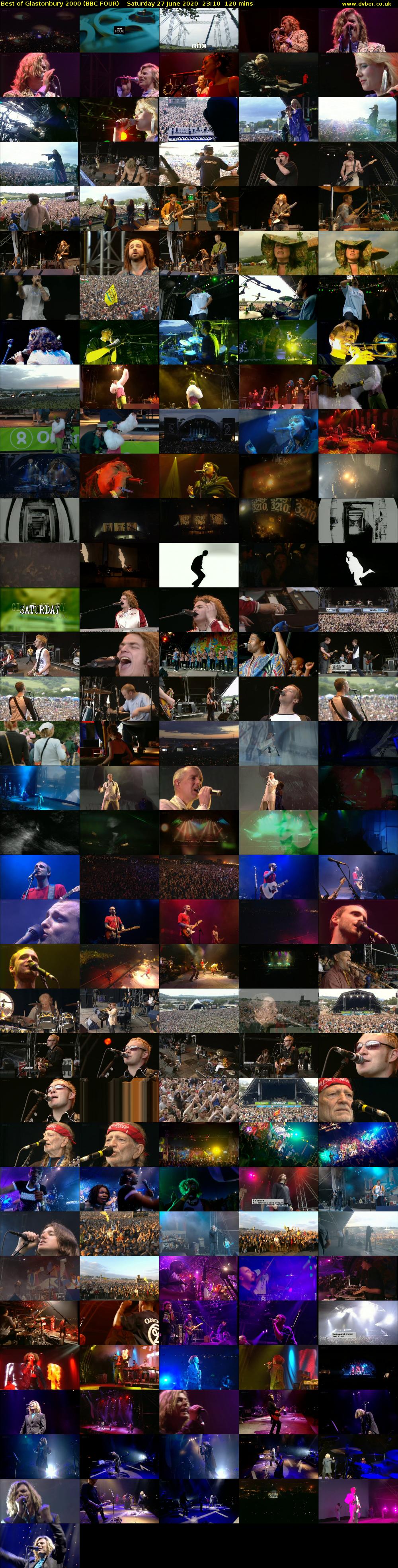 Best of Glastonbury 2000 (BBC FOUR) Saturday 27 June 2020 23:10 - 01:10