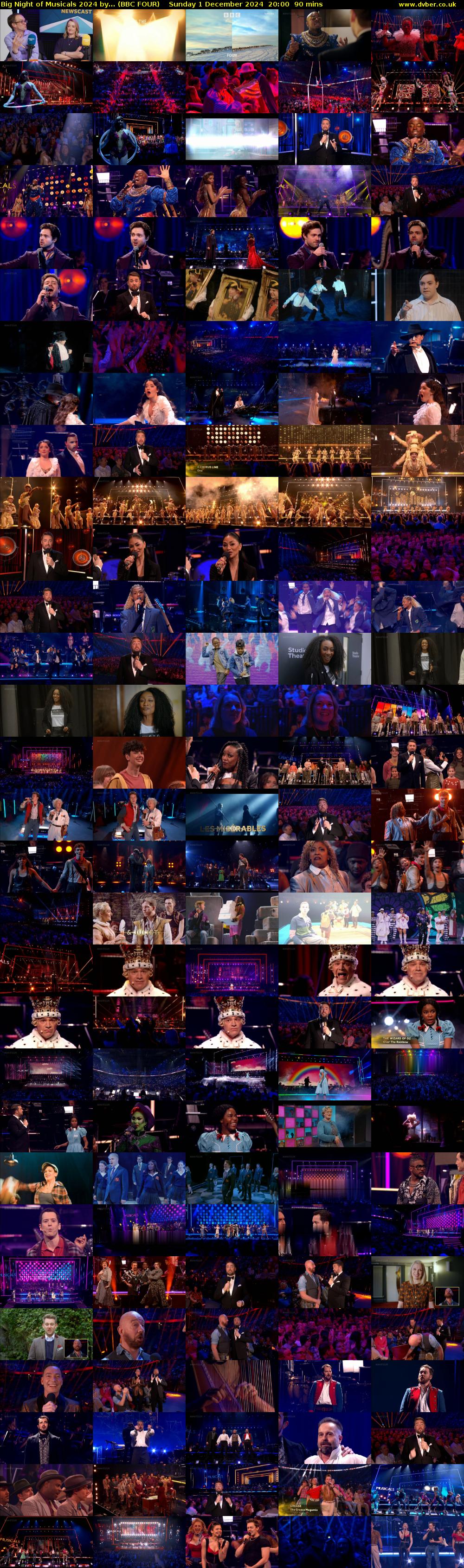 Big Night of Musicals 2024 by... (BBC FOUR) Sunday 1 December 2024 20:00 - 21:30