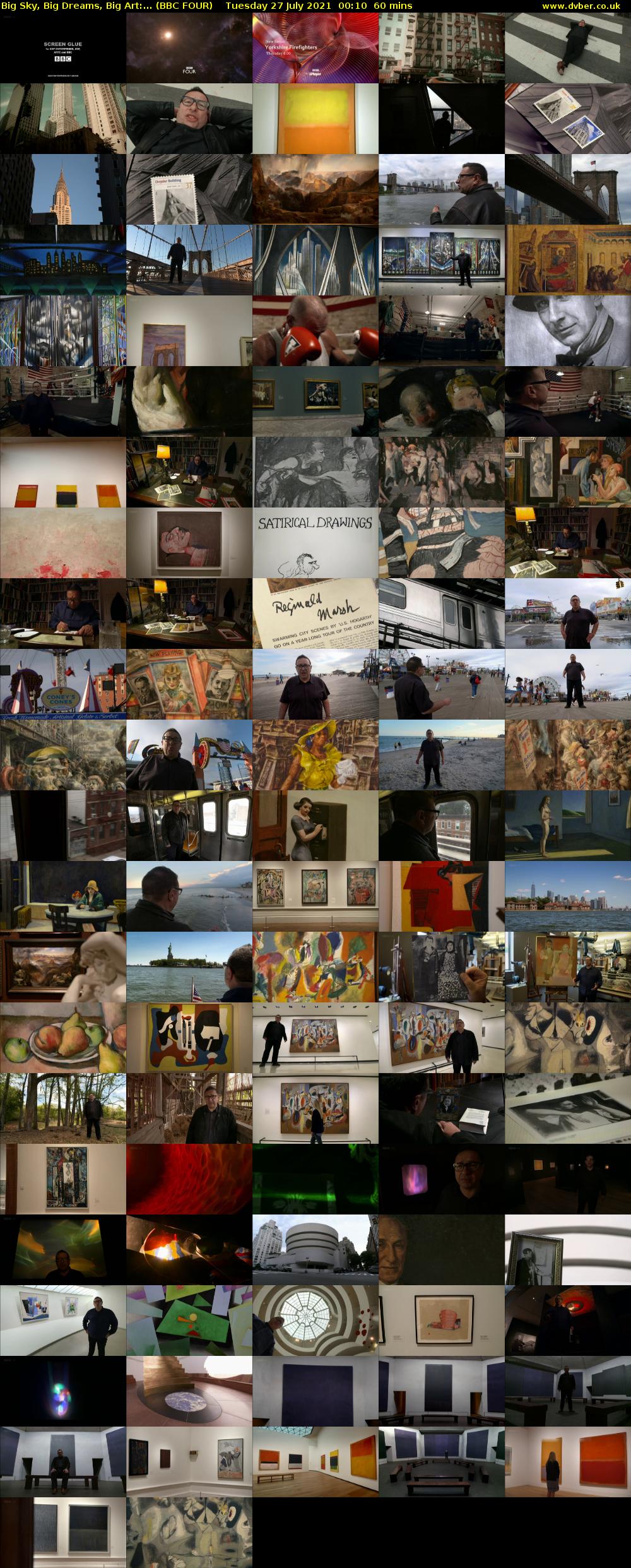 Big Sky, Big Dreams, Big Art:... (BBC FOUR) Tuesday 27 July 2021 00:10 - 01:10