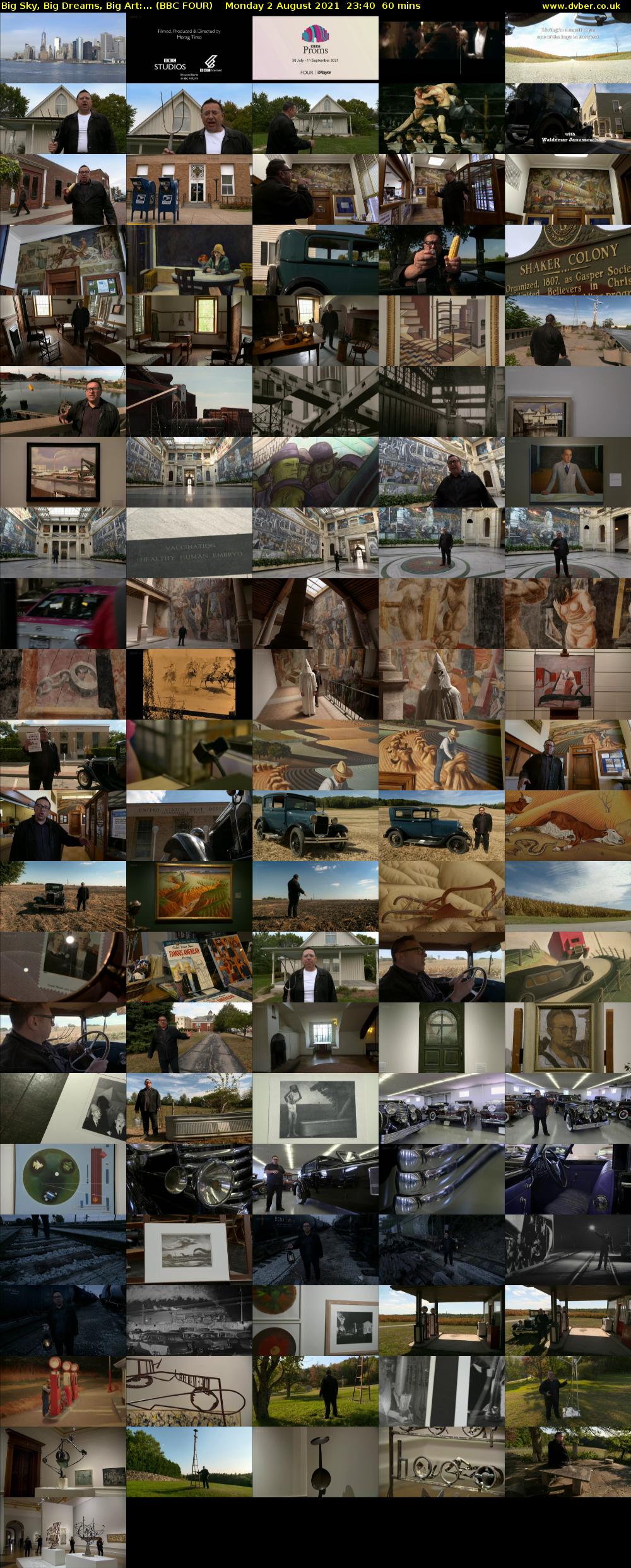 Big Sky, Big Dreams, Big Art:... (BBC FOUR) Monday 2 August 2021 23:40 - 00:40