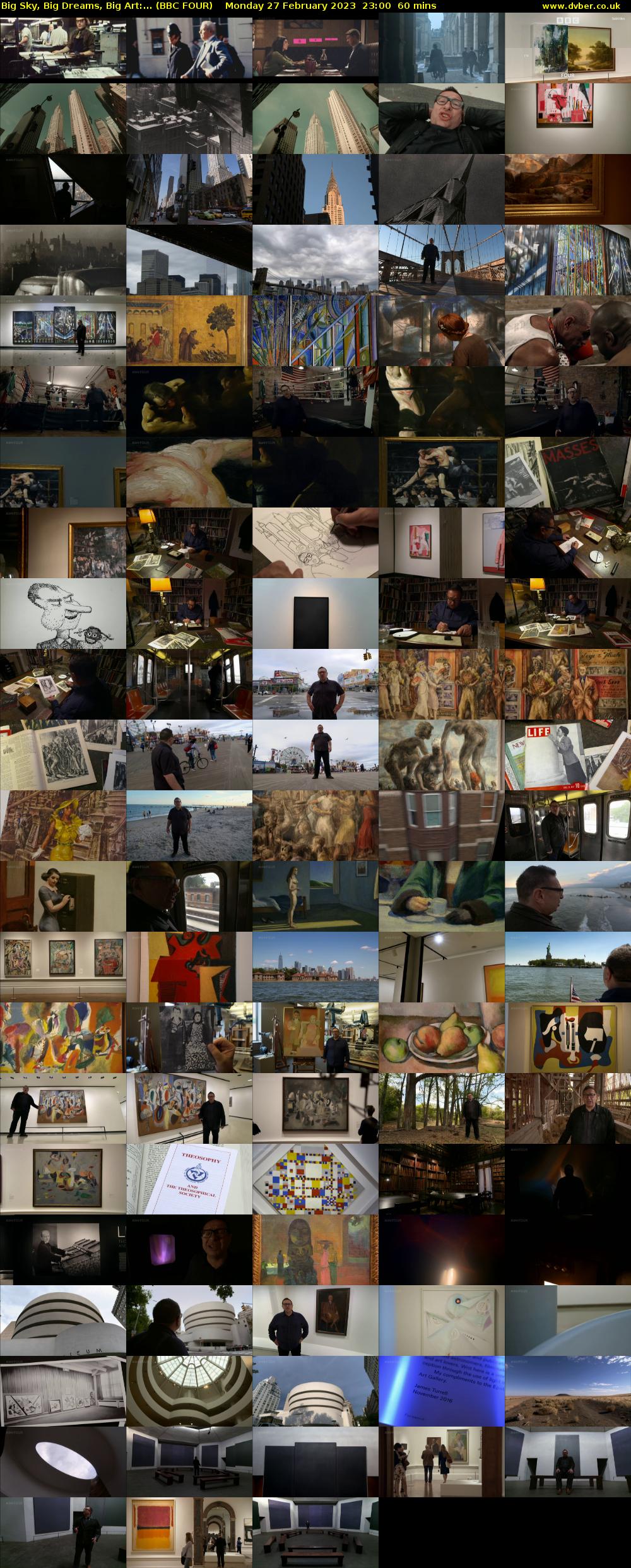 Big Sky, Big Dreams, Big Art:... (BBC FOUR) Monday 27 February 2023 23:00 - 00:00