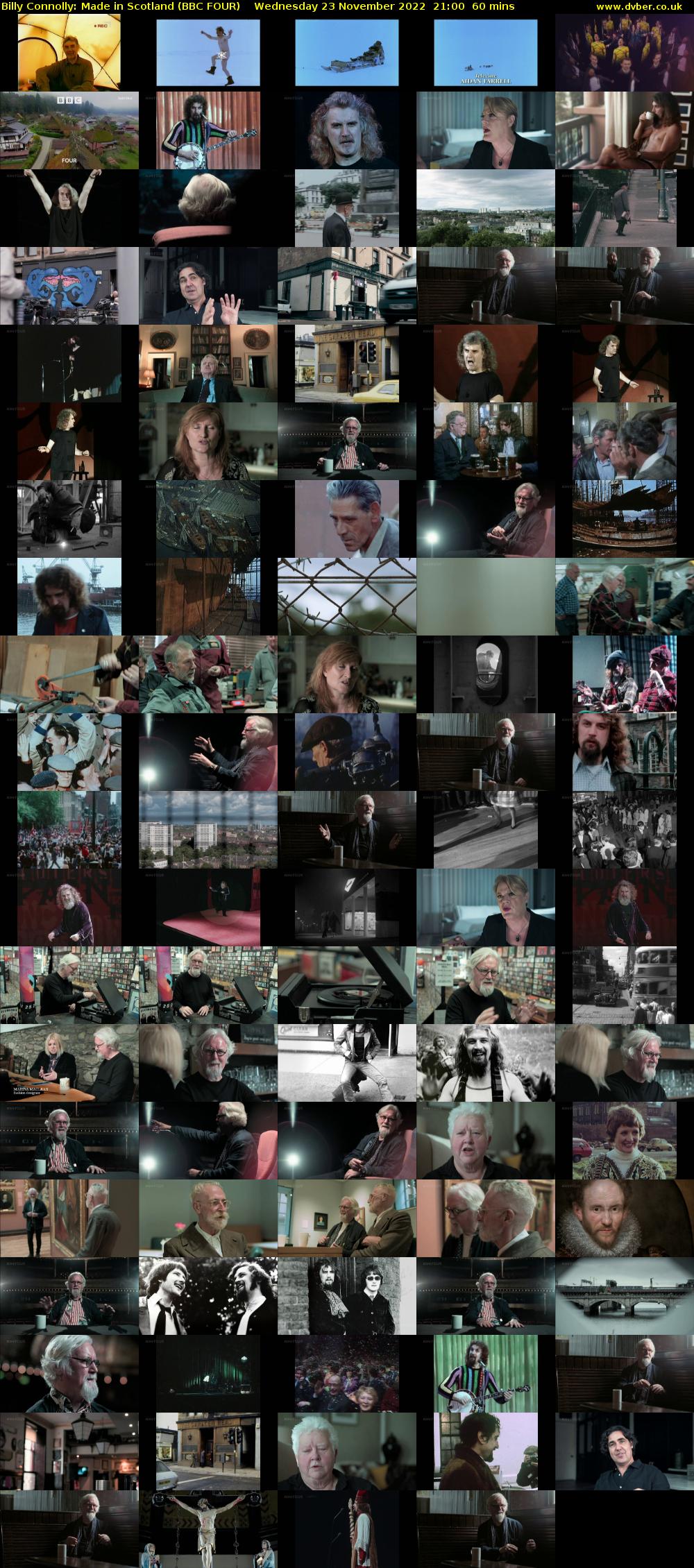 Billy Connolly: Made in Scotland (BBC FOUR) Wednesday 23 November 2022 21:00 - 22:00