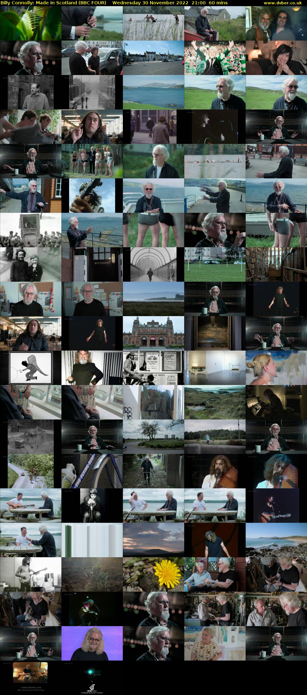 Billy Connolly: Made in Scotland (BBC FOUR) Wednesday 30 November 2022 21:00 - 22:00
