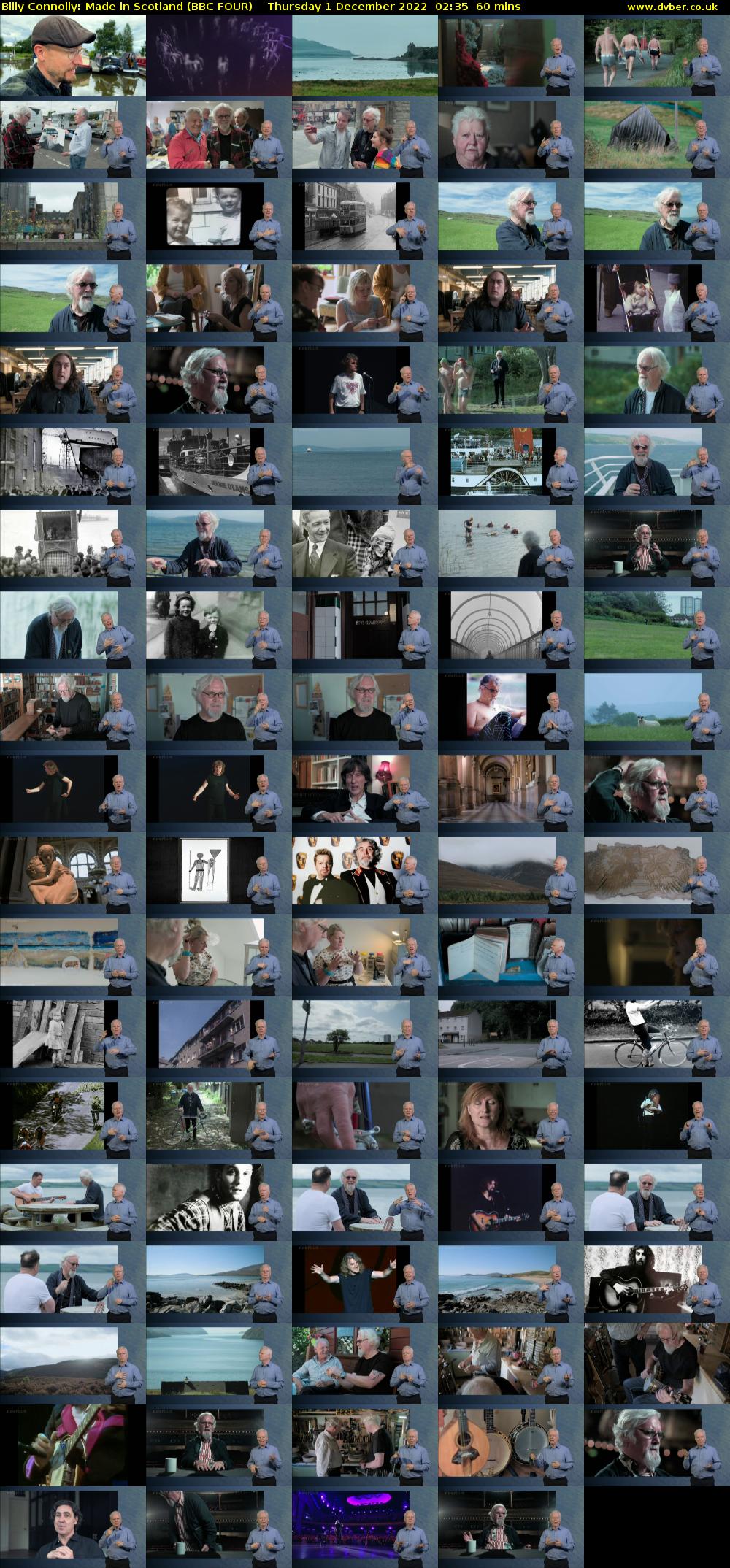 Billy Connolly: Made in Scotland (BBC FOUR) Thursday 1 December 2022 02:35 - 03:35