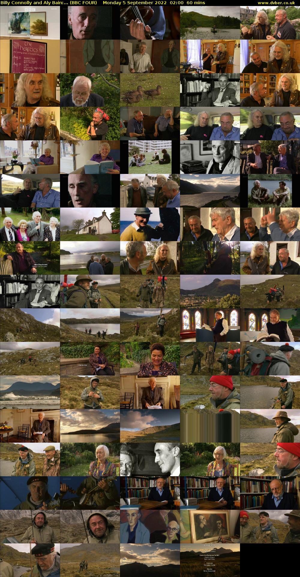 Billy Connolly and Aly Bain:... (BBC FOUR) Monday 5 September 2022 02:00 - 03:00