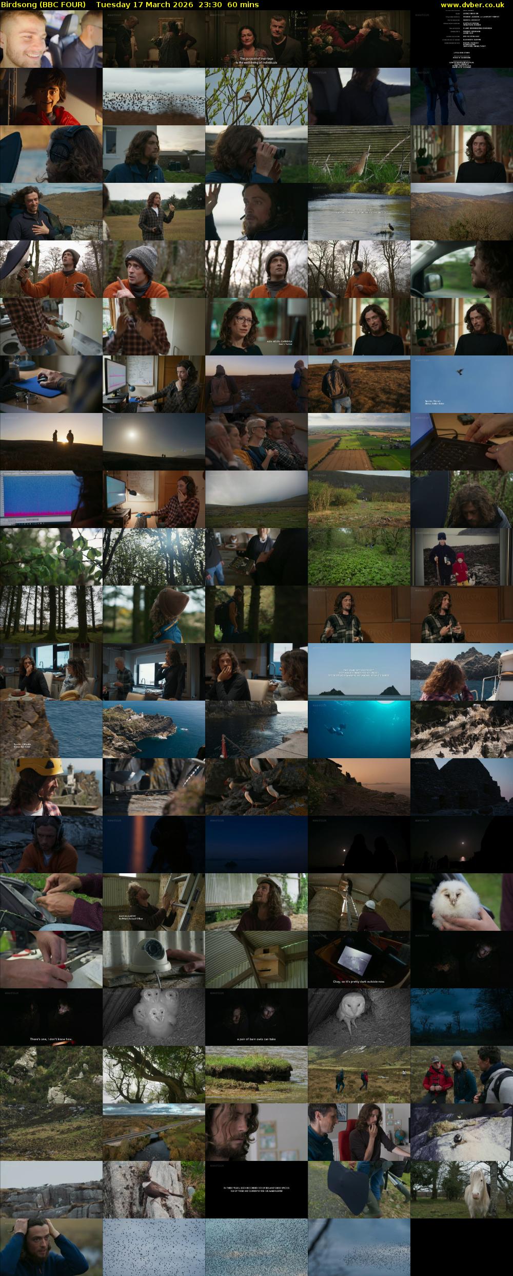 Birdsong (BBC FOUR) Tuesday 17 March 2026 23:30 - 00:30