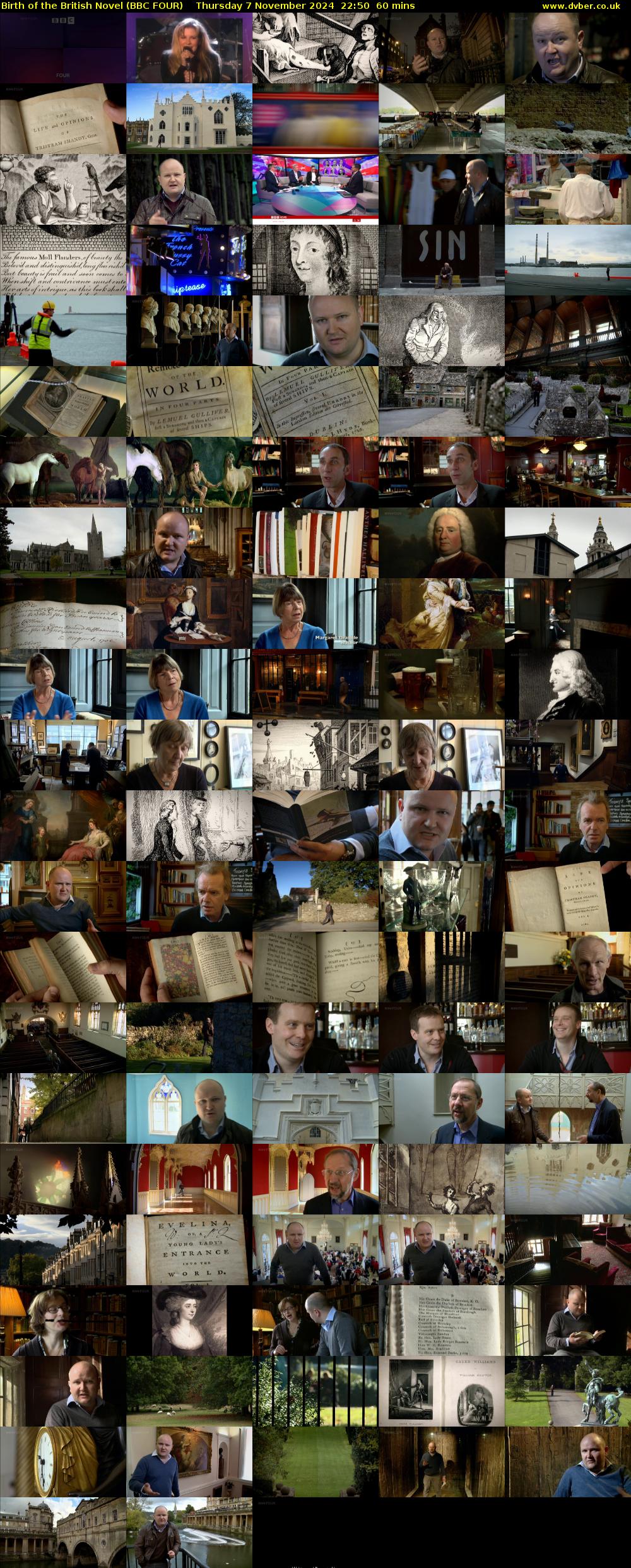 Birth of the British Novel (BBC FOUR) Thursday 7 November 2024 22:50 - 23:50