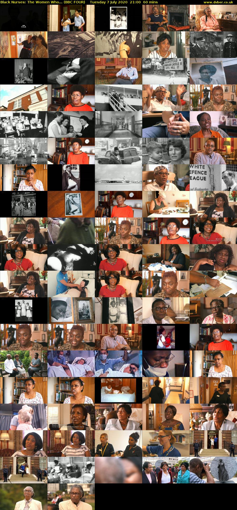 Black Nurses: The Women Who... (BBC FOUR) Tuesday 7 July 2020 21:00 - 22:00
