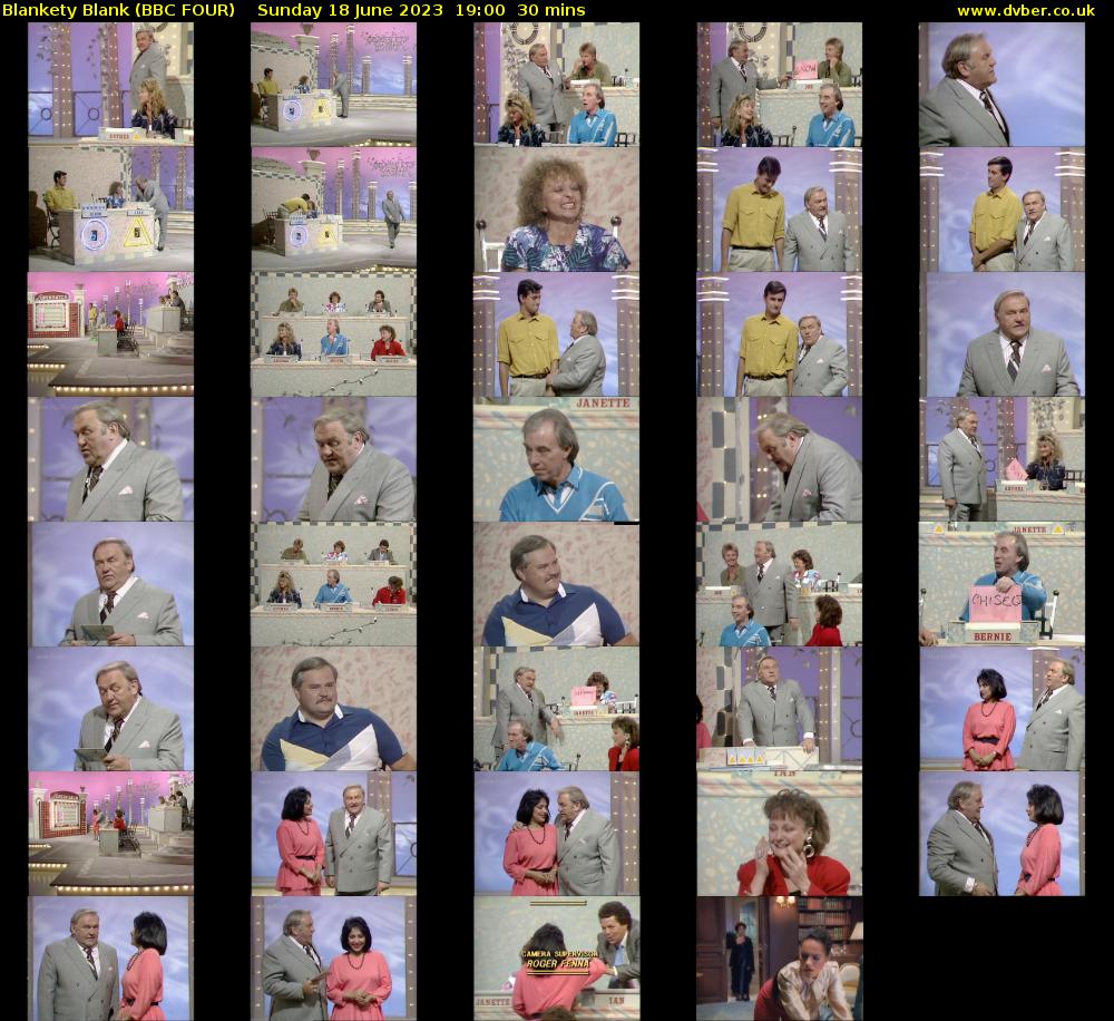 Blankety Blank (BBC FOUR) Sunday 18 June 2023 19:00 - 19:30