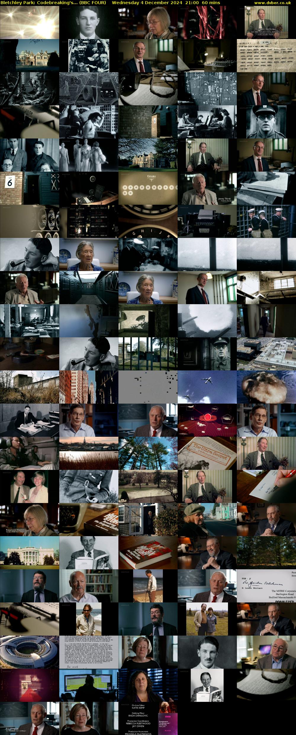 Bletchley Park: Codebreaking's... (BBC FOUR) Wednesday 4 December 2024 21:00 - 22:00