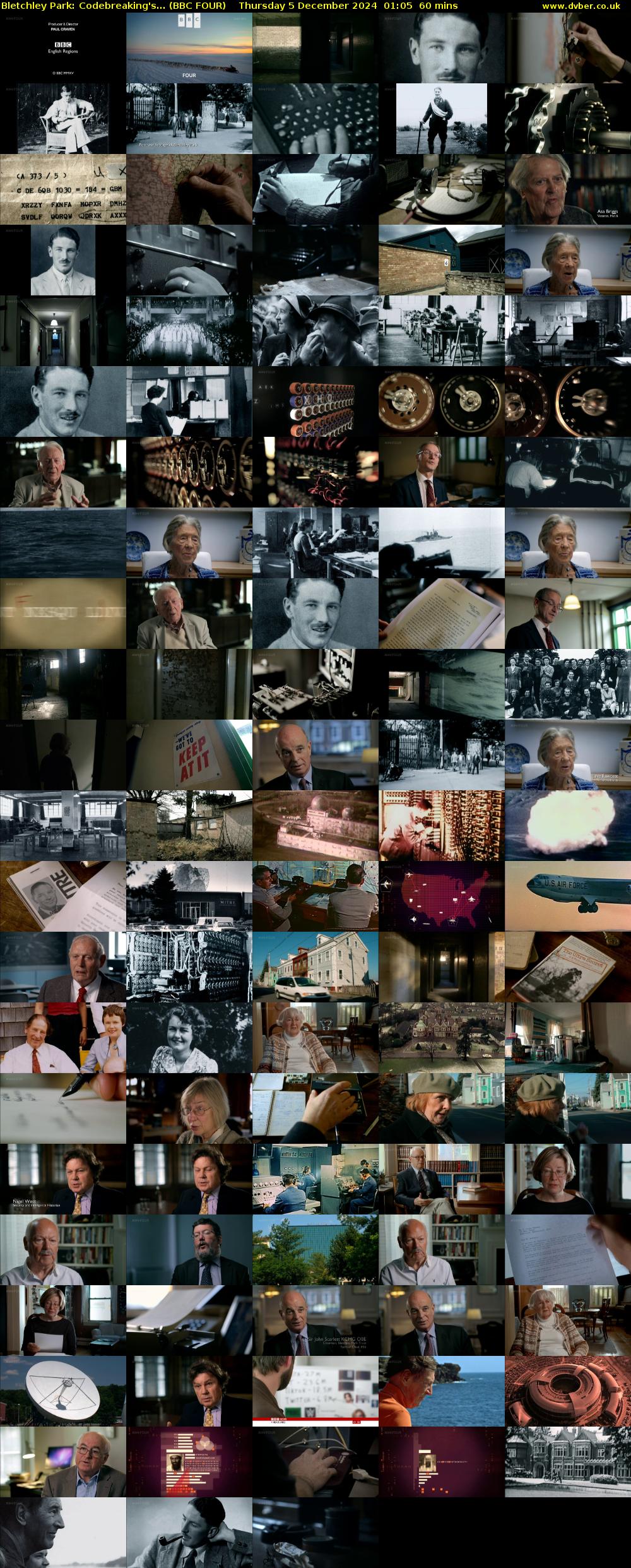 Bletchley Park: Codebreaking's... (BBC FOUR) Thursday 5 December 2024 01:05 - 02:05