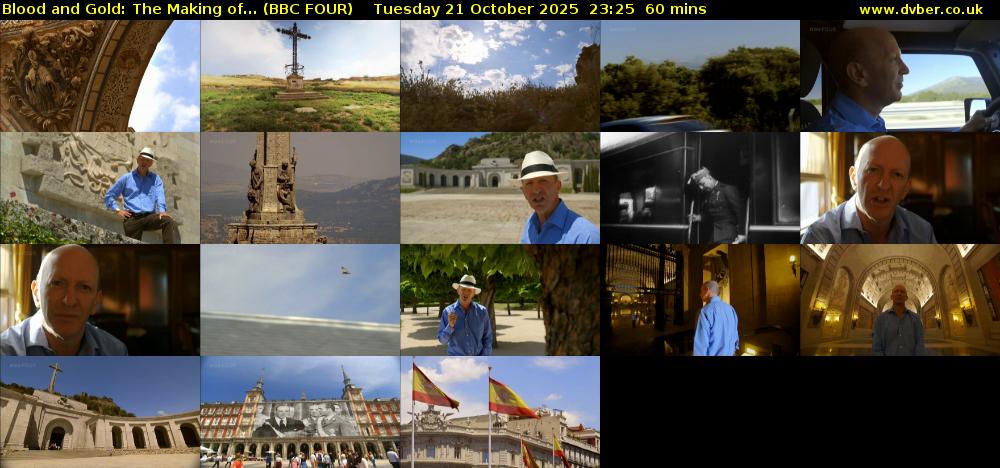Blood and Gold: The Making of... (BBC FOUR) Tuesday 21 October 2025 23:25 - 00:25