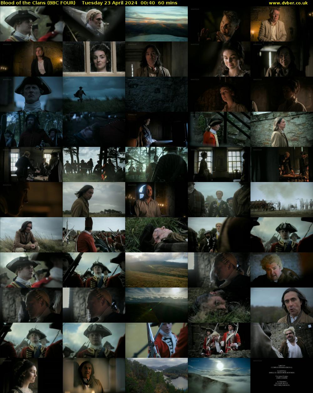 Blood of the Clans (BBC FOUR) Tuesday 23 April 2024 00:40 - 01:40