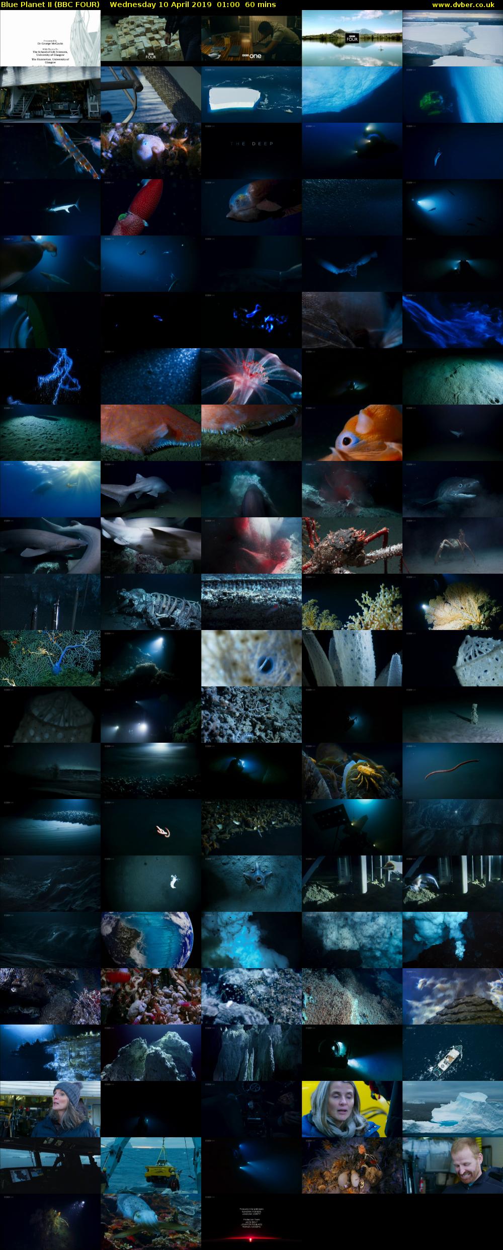 Blue Planet II (BBC FOUR) Wednesday 10 April 2019 01:00 - 02:00