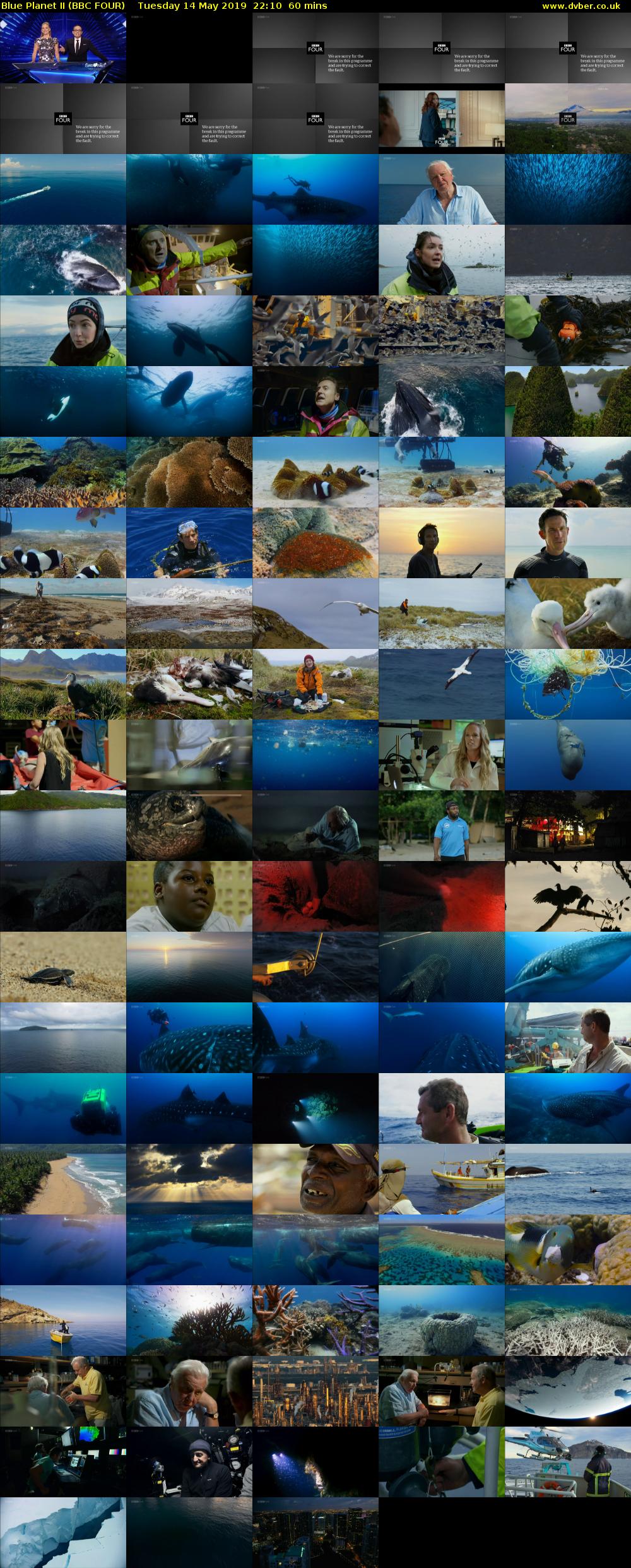 Blue Planet II (BBC FOUR) Tuesday 14 May 2019 22:10 - 23:10