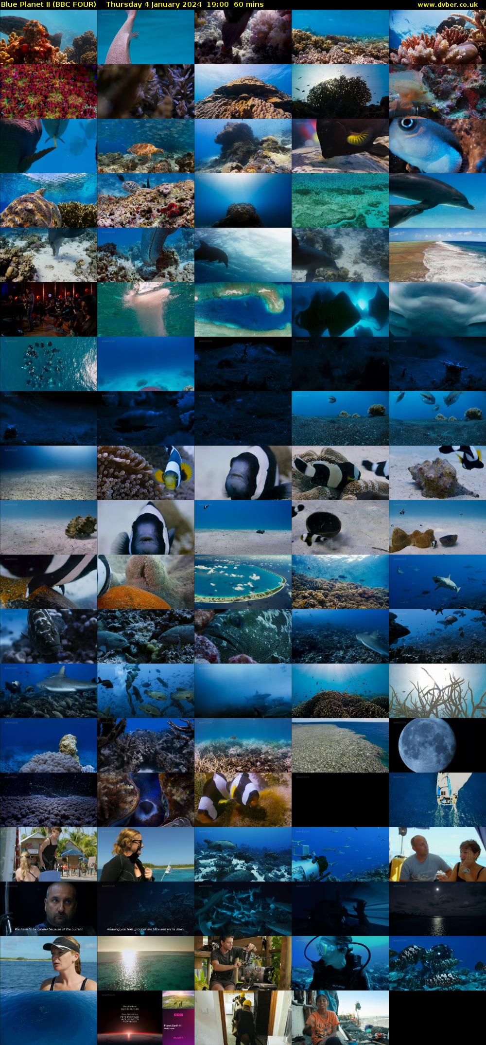 Blue Planet II (BBC FOUR) Thursday 4 January 2024 19:00 - 20:00