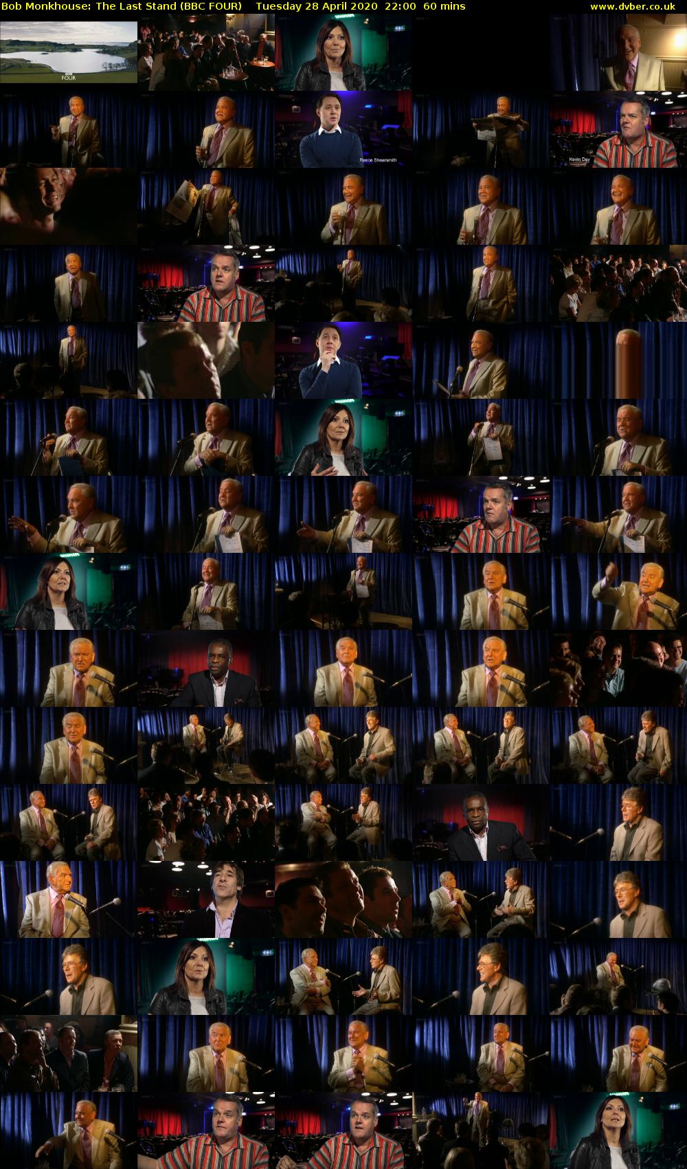 Bob Monkhouse: The Last Stand (BBC FOUR) Tuesday 28 April 2020 22:00 - 23:00