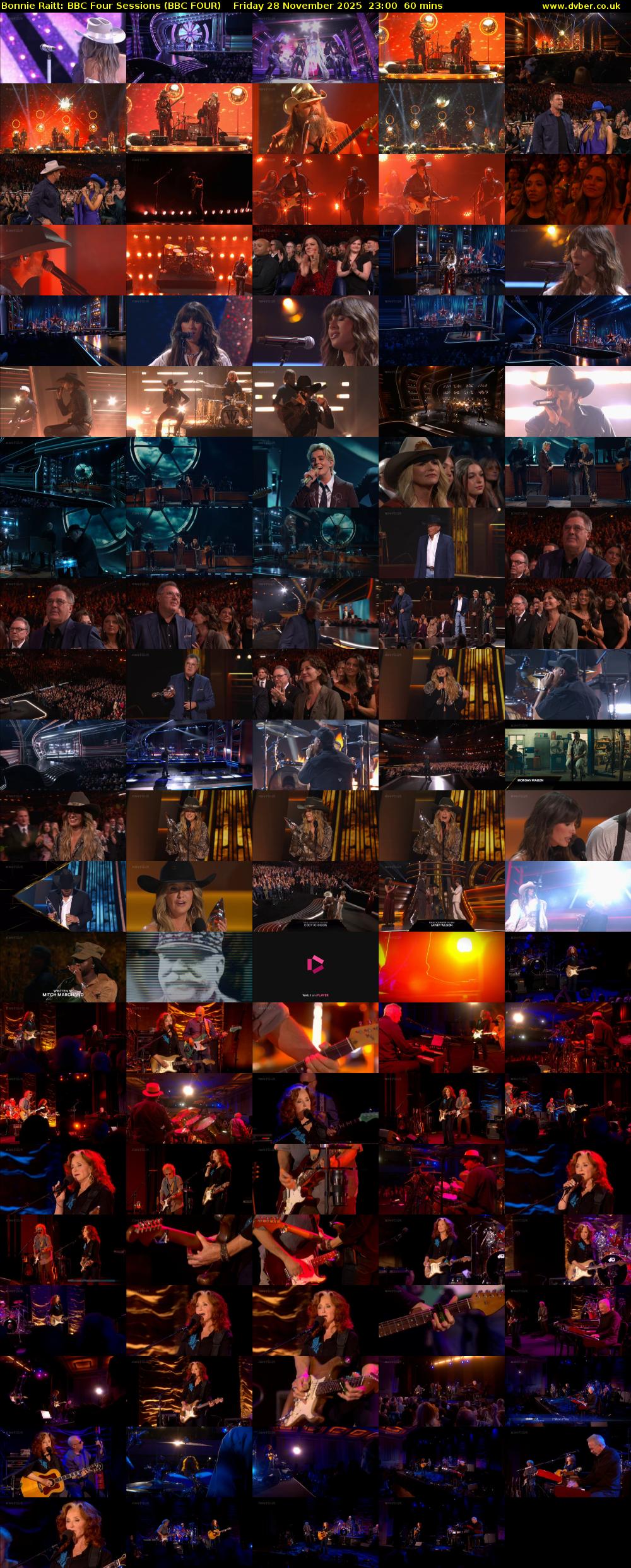 Bonnie Raitt: BBC Four Sessions (BBC FOUR) Friday 28 November 2025 23:00 - 00:00