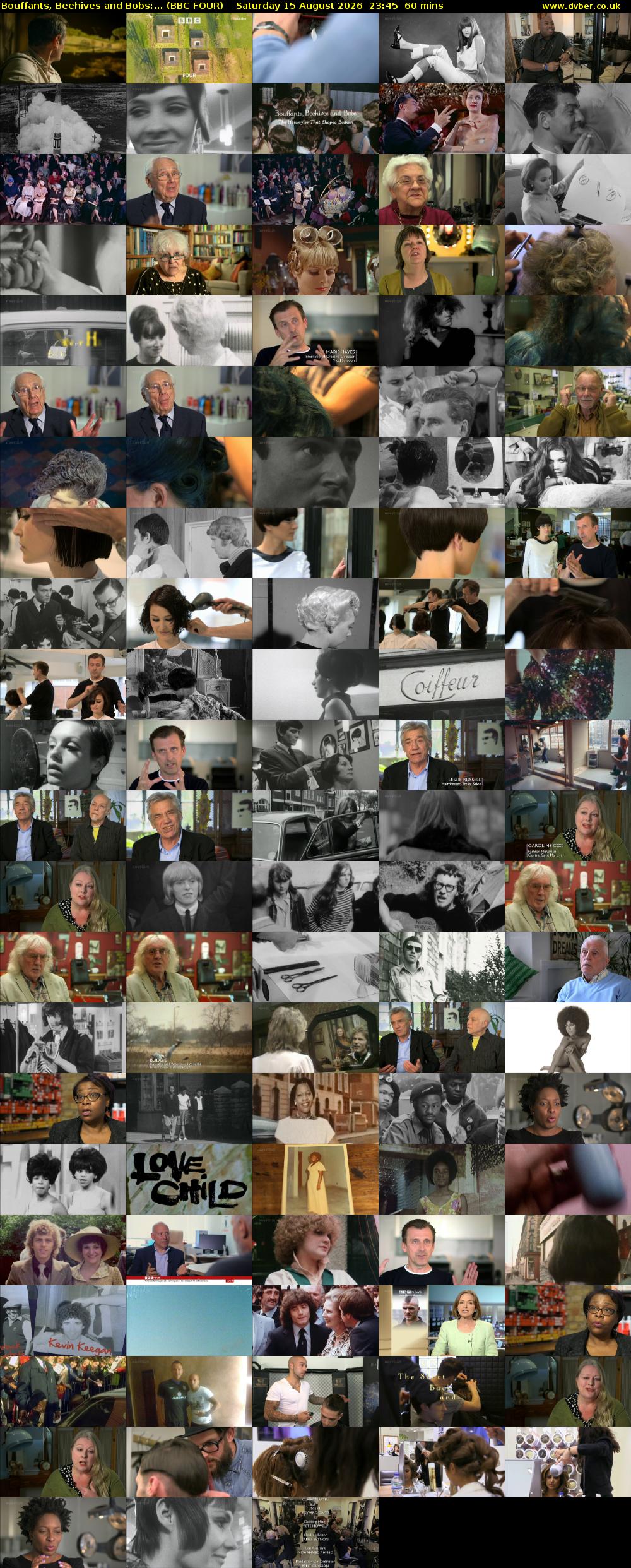 Bouffants, Beehives and Bobs:... (BBC FOUR) Saturday 15 August 2026 23:45 - 00:45