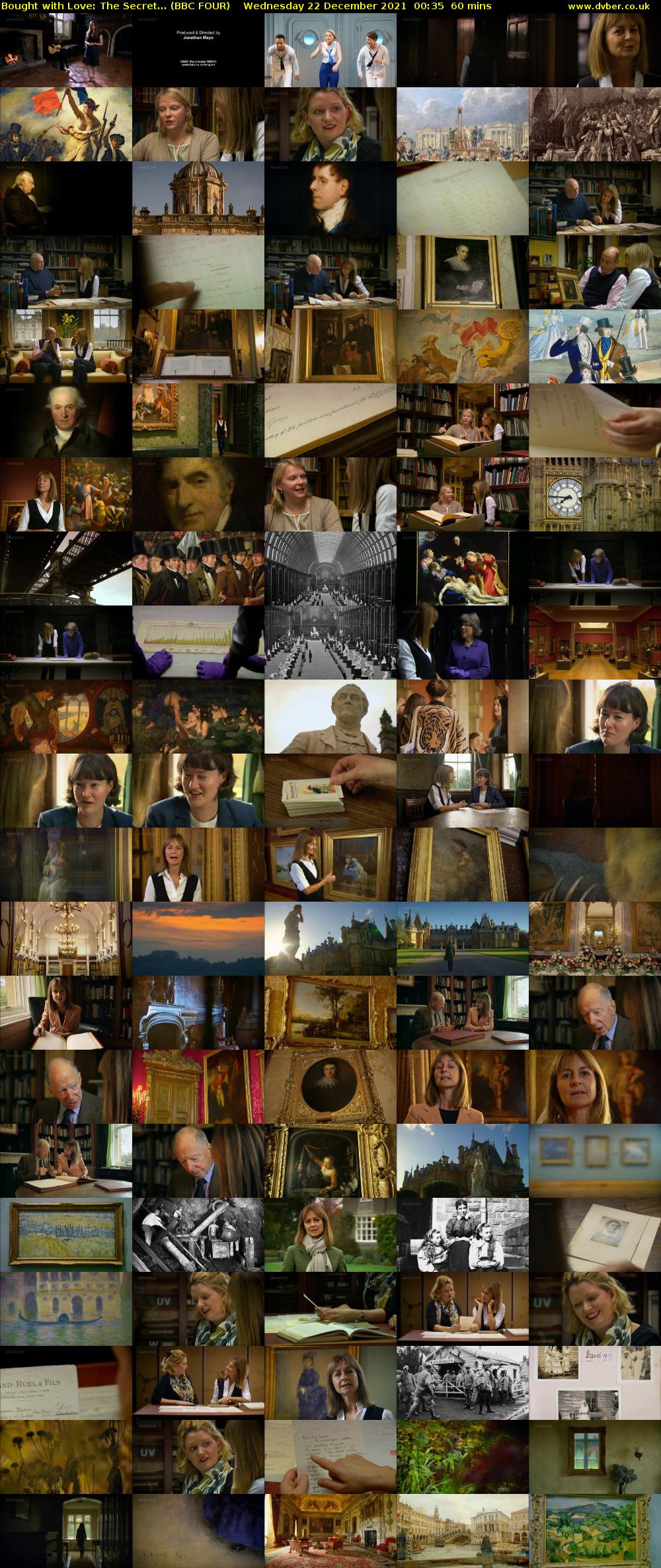 Bought with Love: The Secret... (BBC FOUR) Wednesday 22 December 2021 00:35 - 01:35