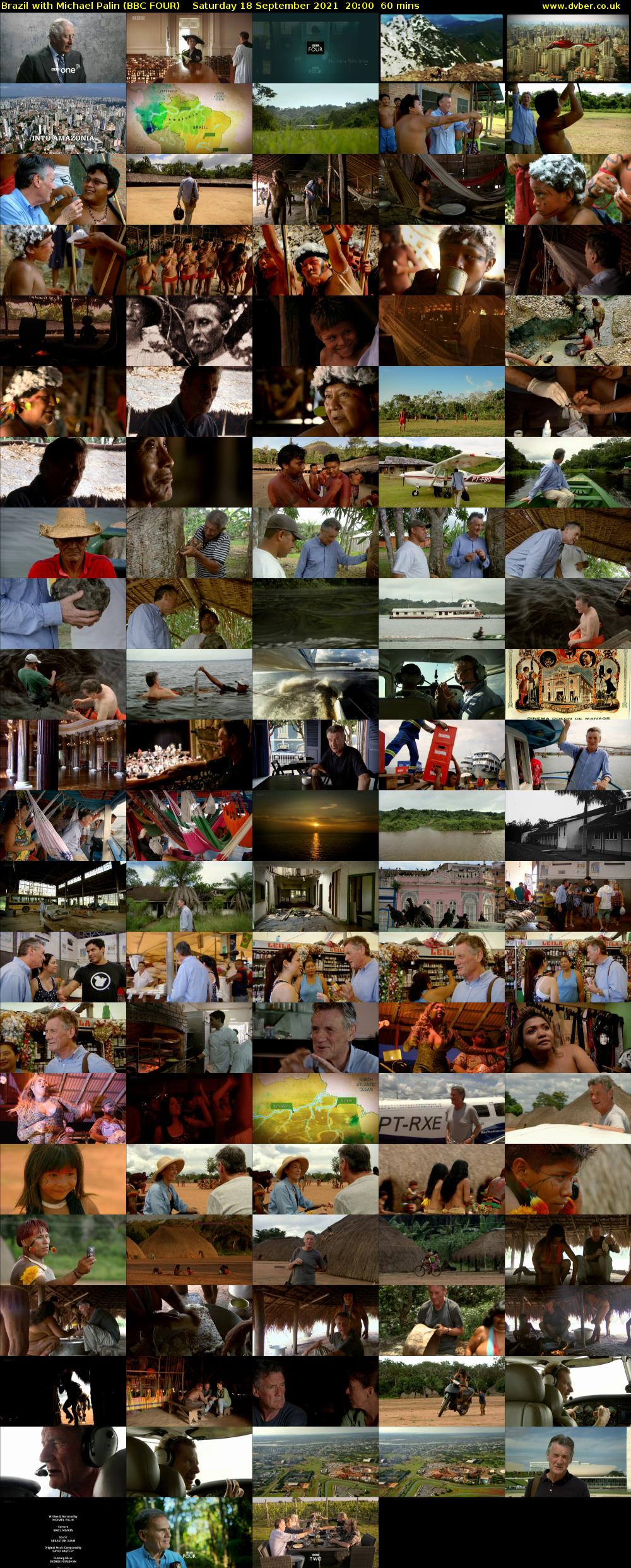 Brazil with Michael Palin (BBC FOUR) Saturday 18 September 2021 20:00 - 21:00