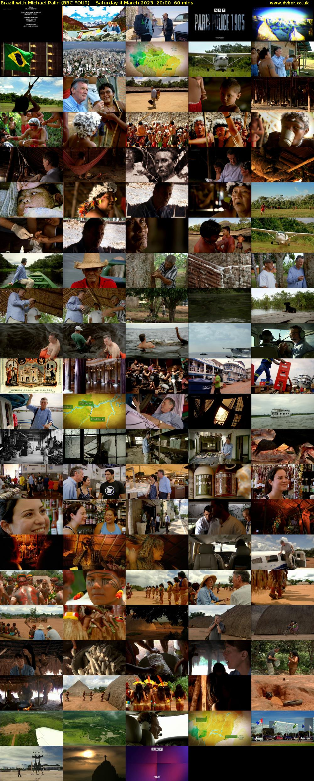 Brazil with Michael Palin (BBC FOUR) Saturday 4 March 2023 20:00 - 21:00