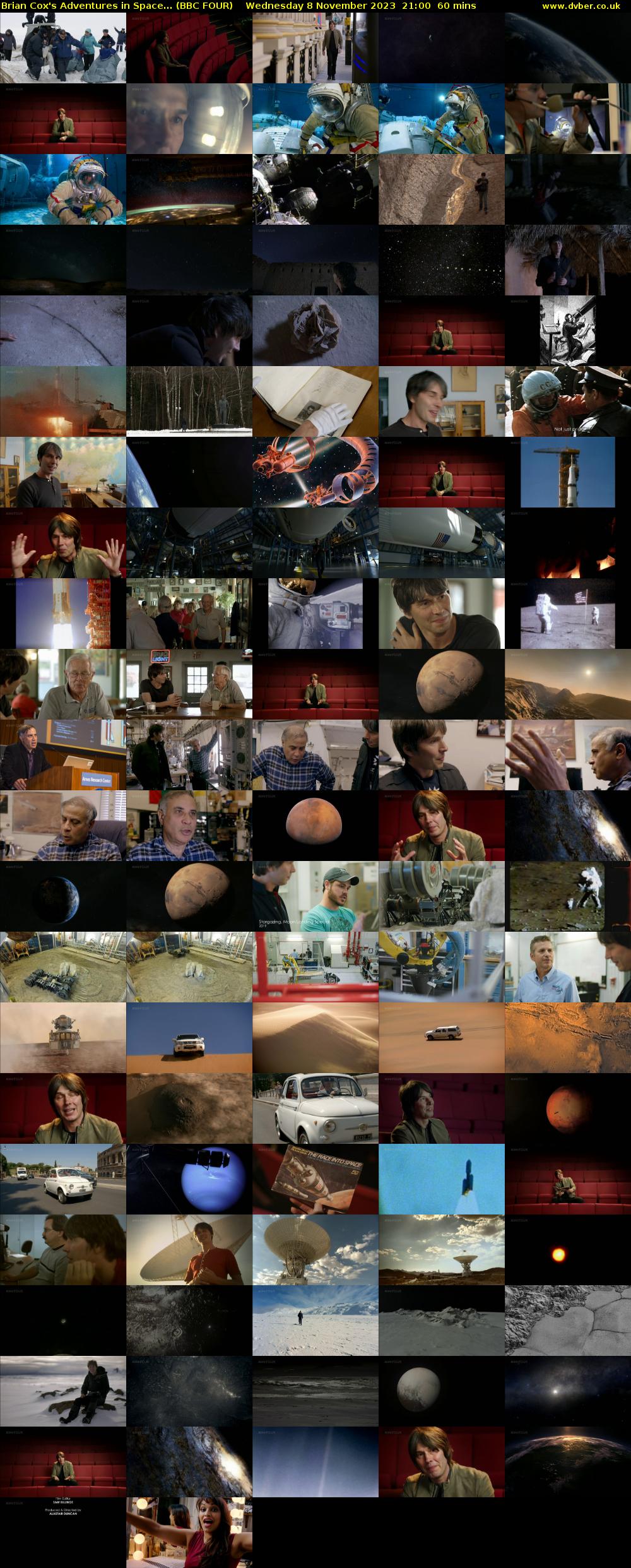 Brian Cox's Adventures in Space... (BBC FOUR) Wednesday 8 November 2023 21:00 - 22:00