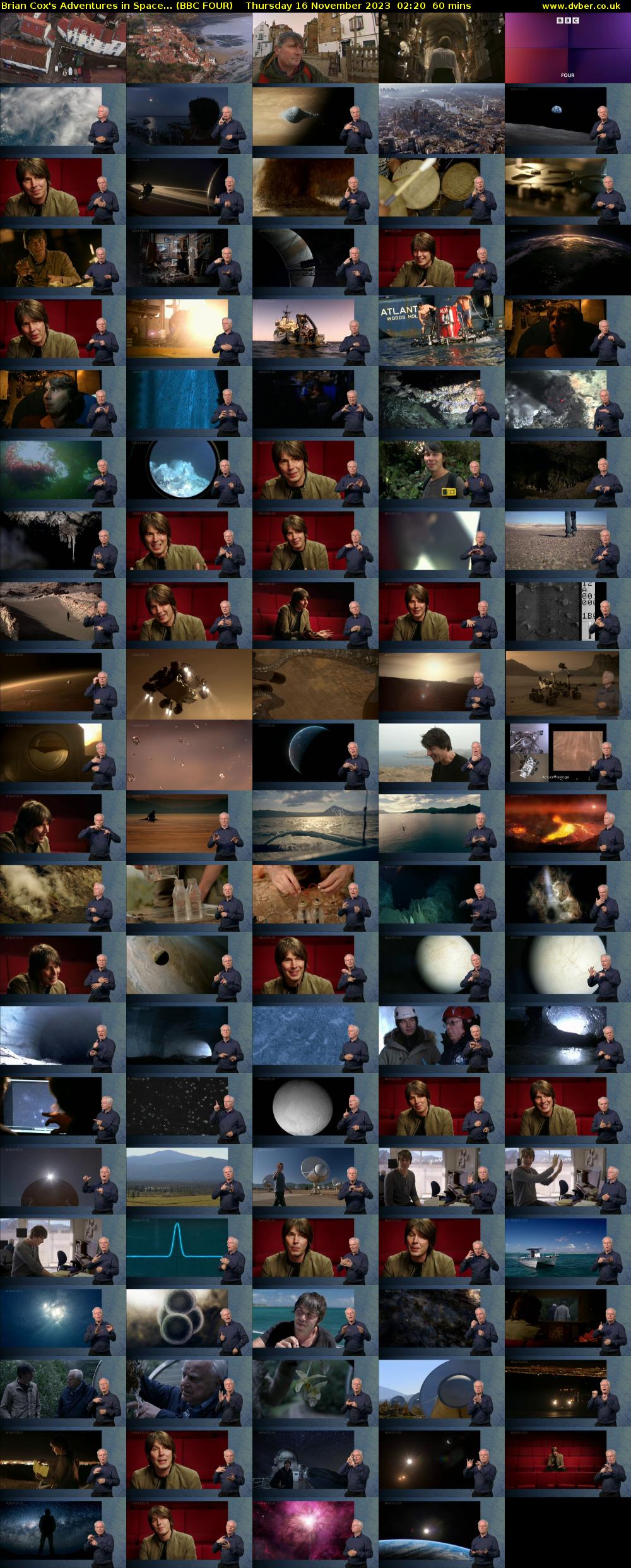 Brian Cox's Adventures in Space... (BBC FOUR) Thursday 16 November 2023 02:20 - 03:20