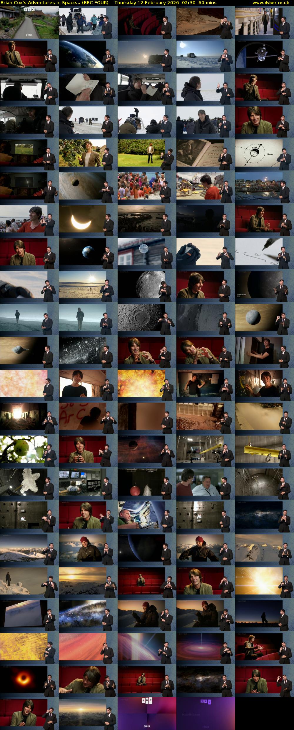 Brian Cox's Adventures in Space... (BBC FOUR) Thursday 12 February 2026 02:30 - 03:30