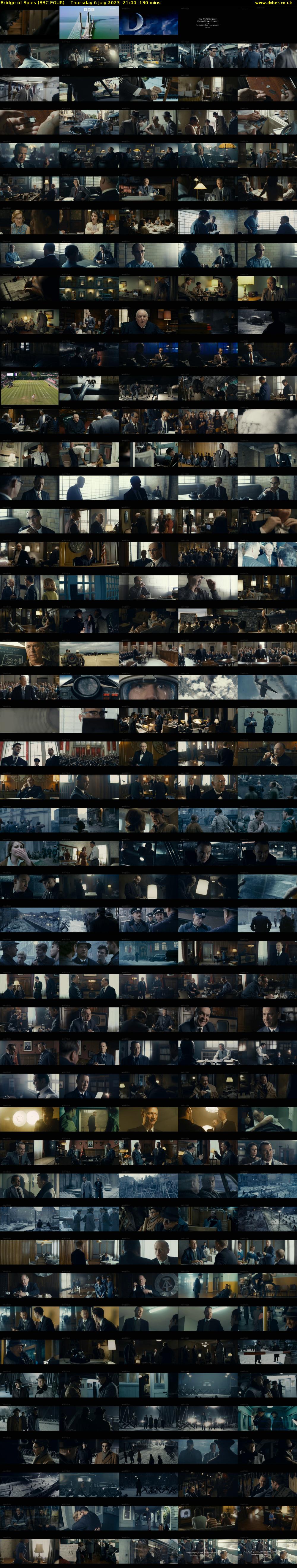 Bridge of Spies (BBC FOUR) Thursday 6 July 2023 21:00 - 23:10