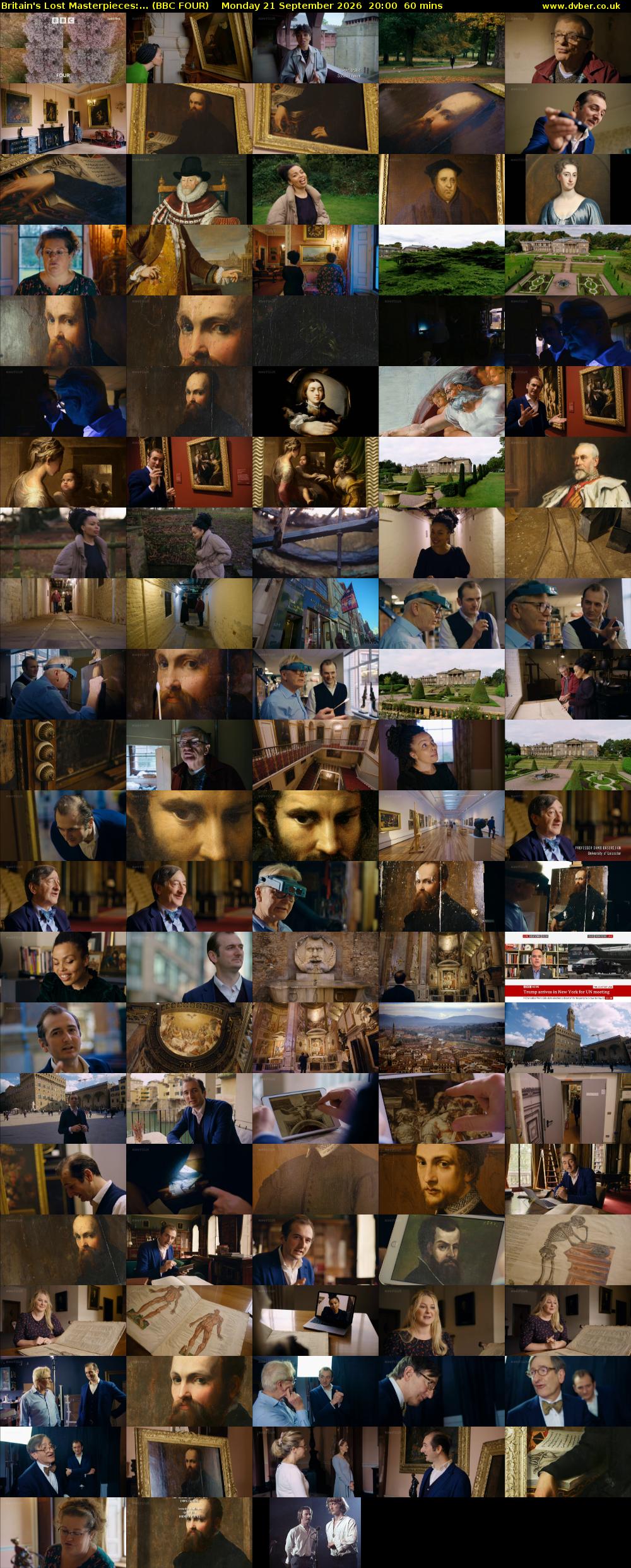 Britain's Lost Masterpieces:... (BBC FOUR) Monday 21 September 2026 20:00 - 21:00