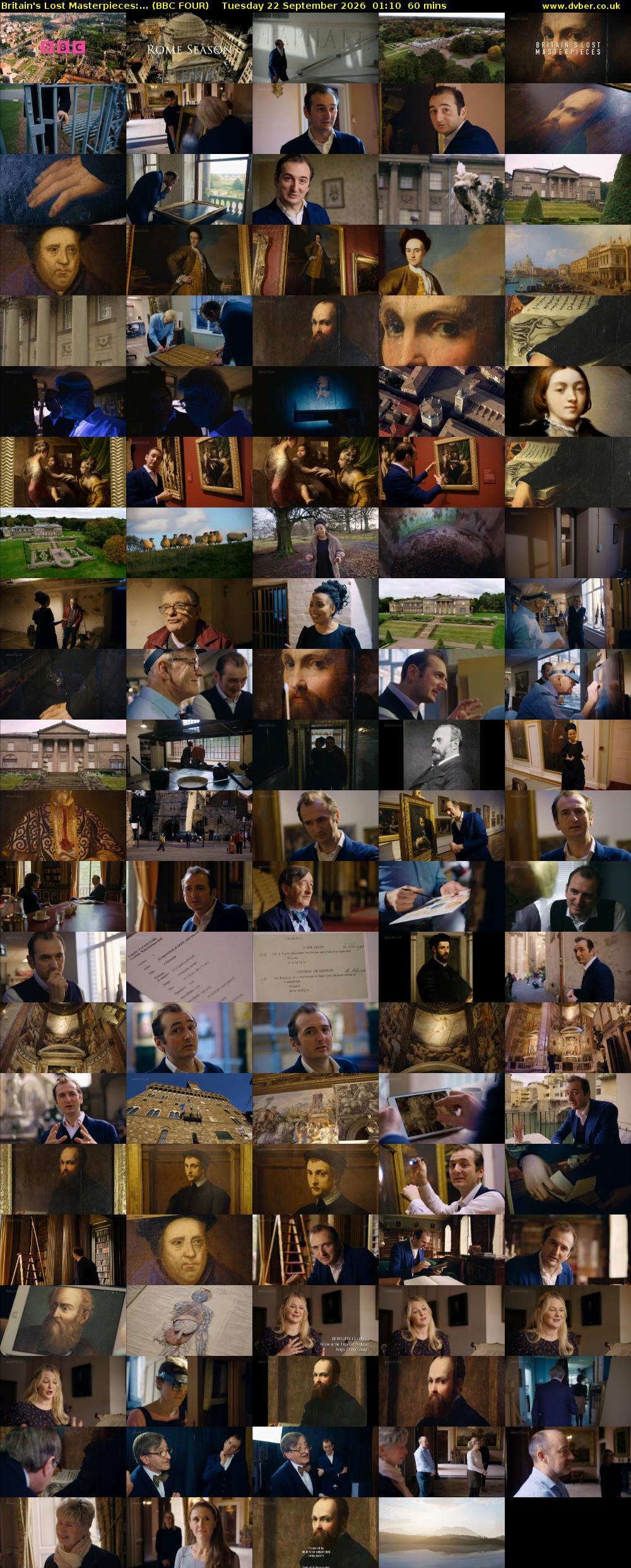 Britain's Lost Masterpieces:... (BBC FOUR) Tuesday 22 September 2026 01:10 - 02:10