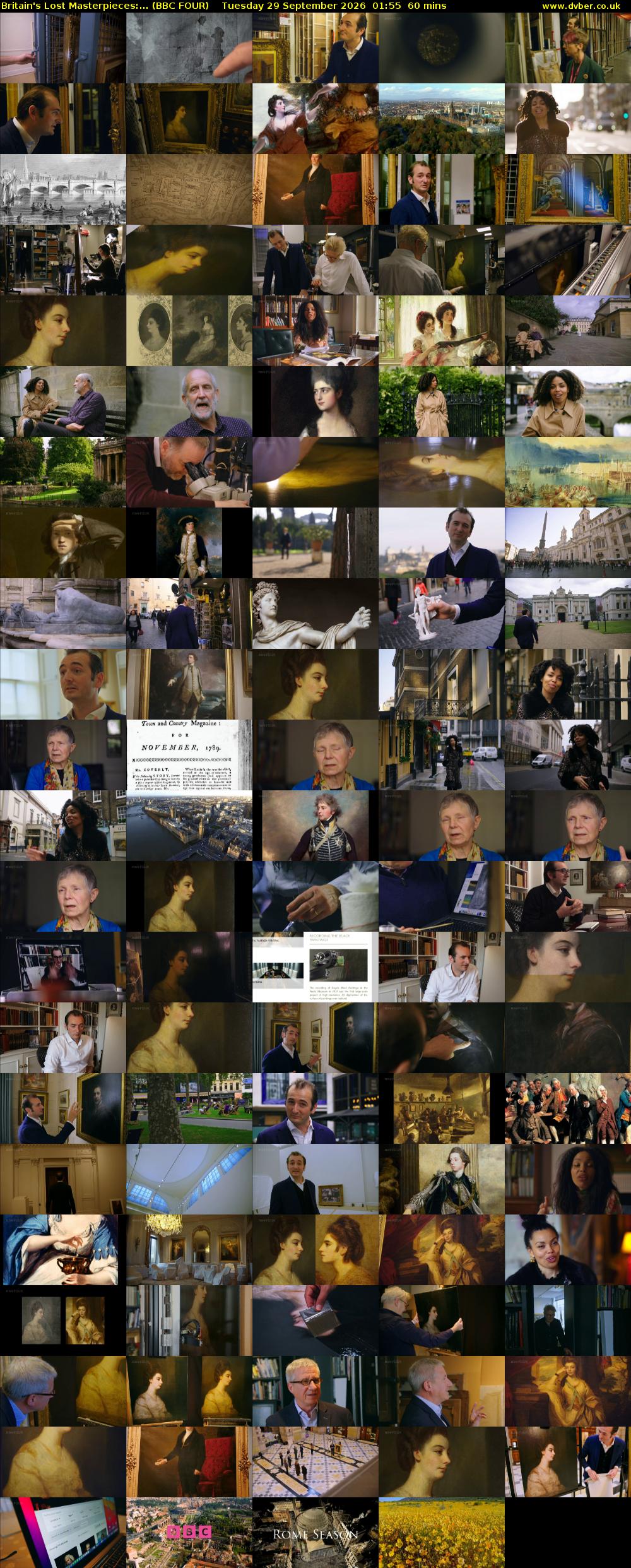 Britain's Lost Masterpieces:... (BBC FOUR) Tuesday 29 September 2026 01:55 - 02:55