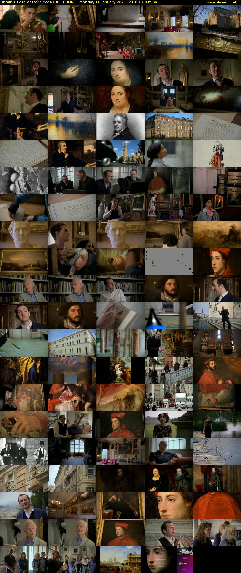 Britain's Lost Masterpieces (BBC FOUR) Monday 16 January 2023 21:00 - 22:00