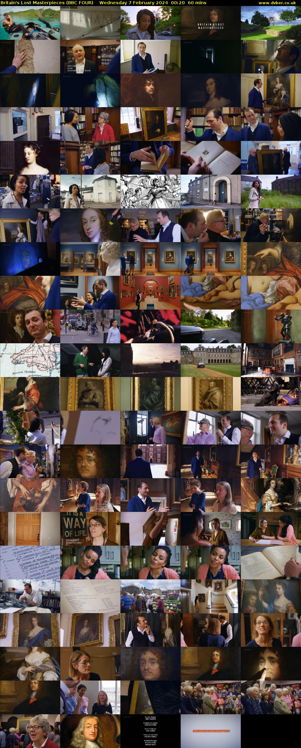 Britain's Lost Masterpieces (BBC FOUR) Wednesday 7 February 2024 00:20 - 01:20