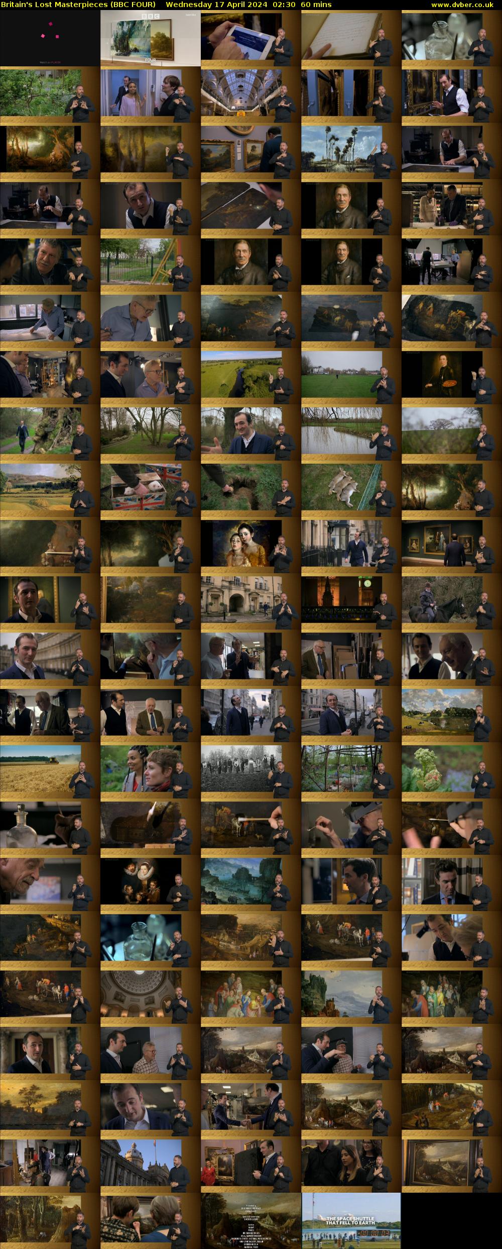 Britain's Lost Masterpieces (BBC FOUR) Wednesday 17 April 2024 02:30 - 03:30