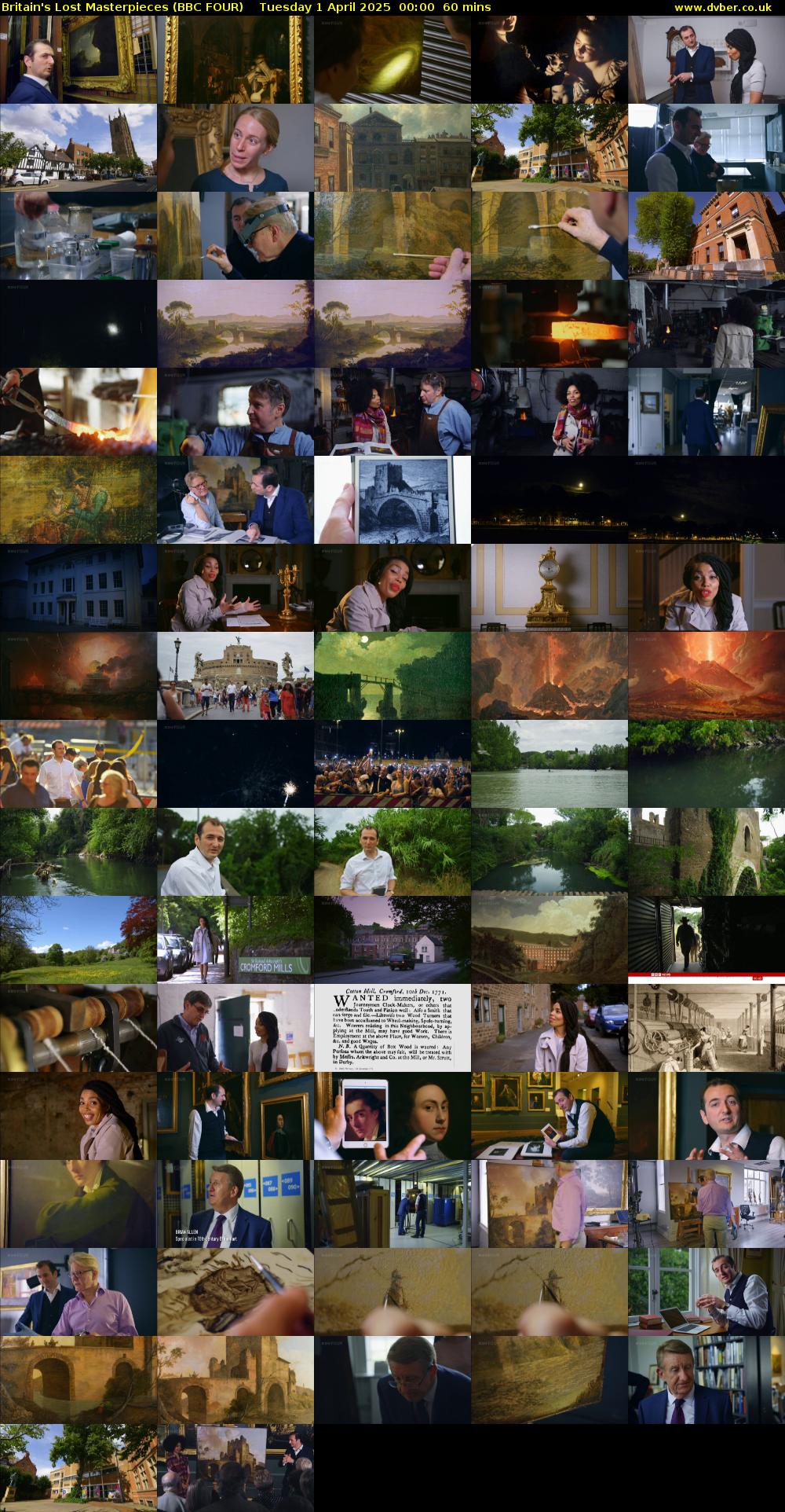 Britain's Lost Masterpieces (BBC FOUR) Tuesday 1 April 2025 00:00 - 01:00