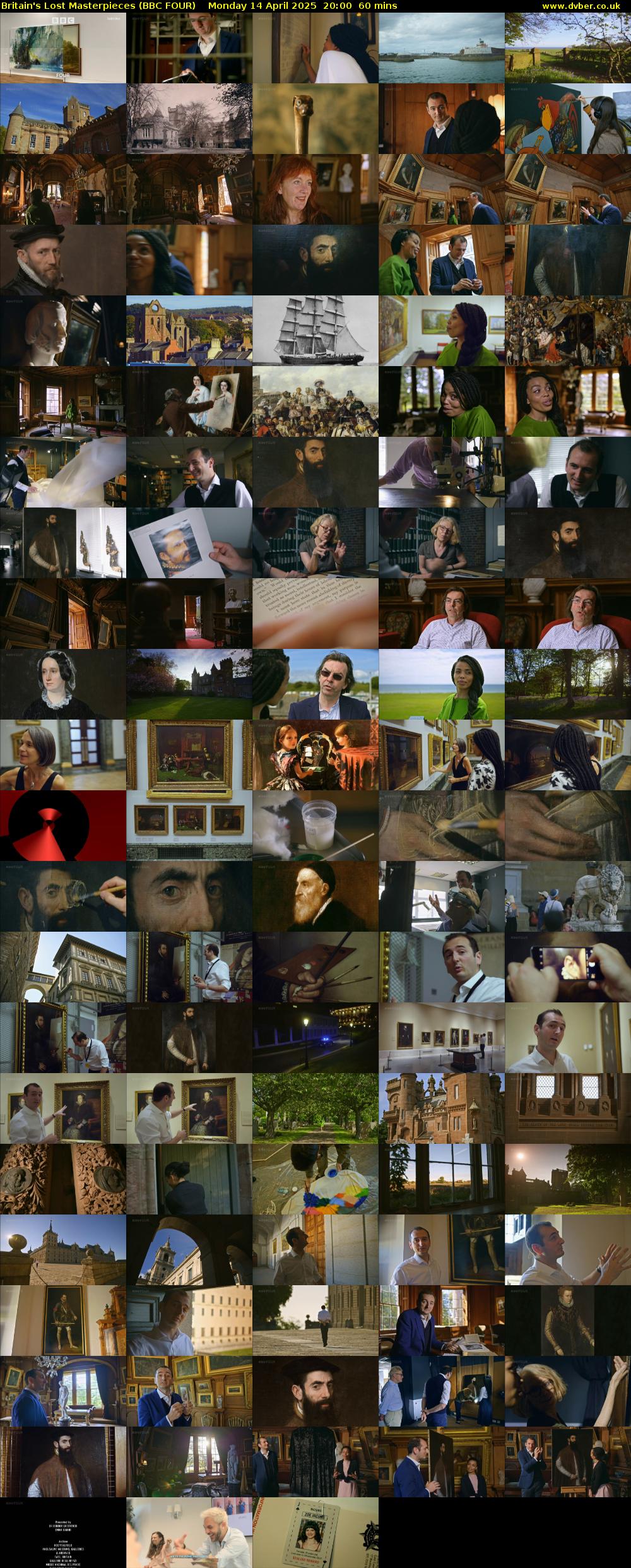 Britain's Lost Masterpieces (BBC FOUR) Monday 14 April 2025 20:00 - 21:00
