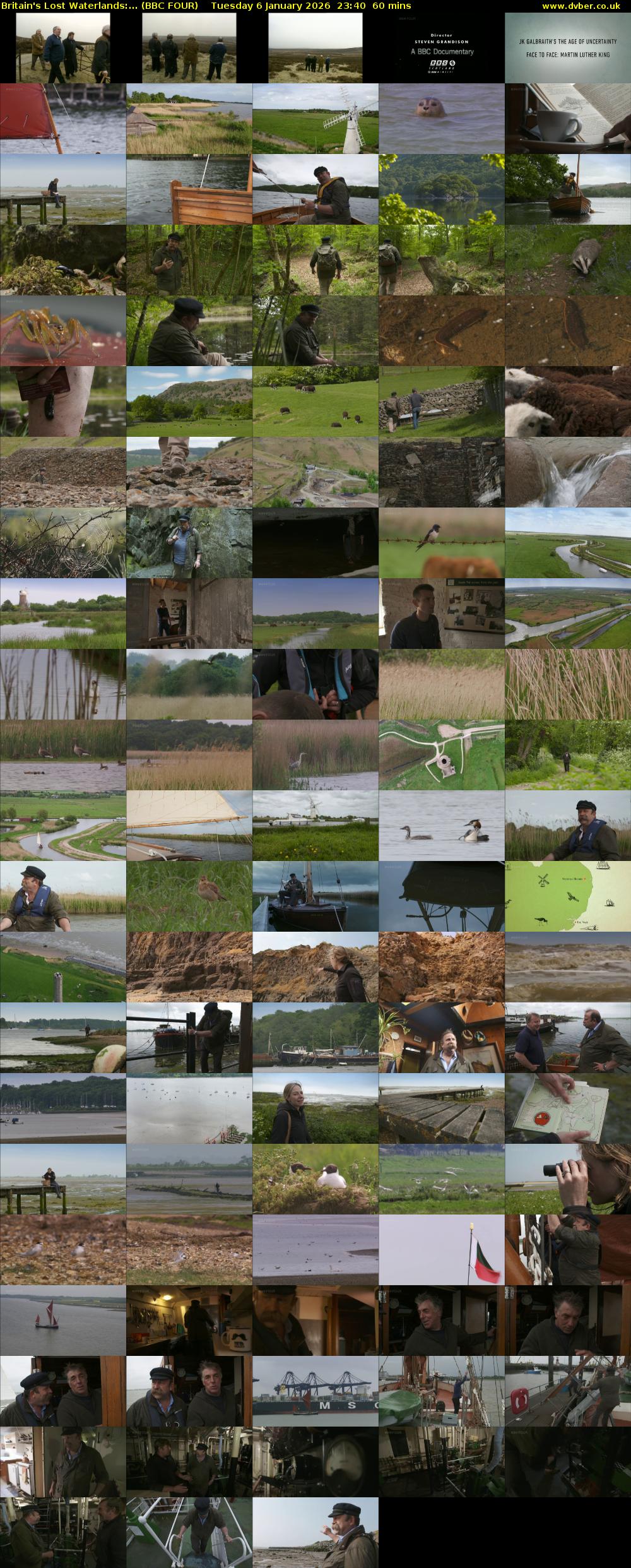 Britain's Lost Waterlands:... (BBC FOUR) Tuesday 6 January 2026 23:40 - 00:40