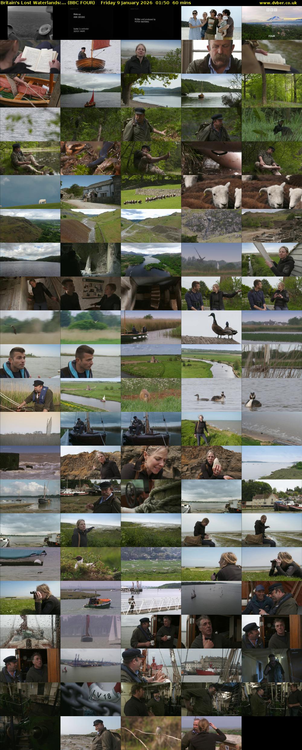 Britain's Lost Waterlands:... (BBC FOUR) Friday 9 January 2026 01:50 - 02:50