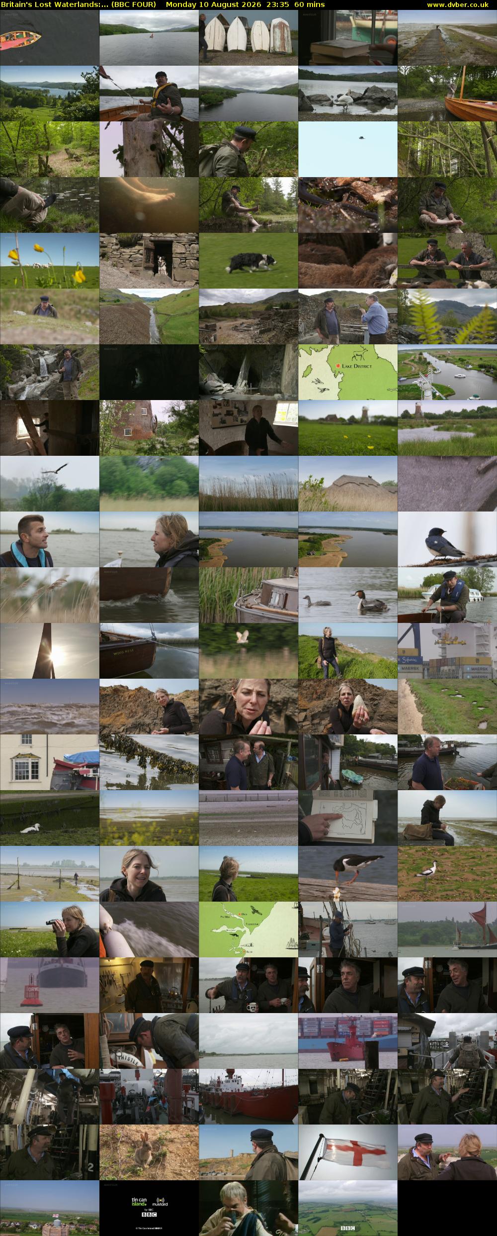 Britain's Lost Waterlands:... (BBC FOUR) Monday 10 August 2026 23:35 - 00:35