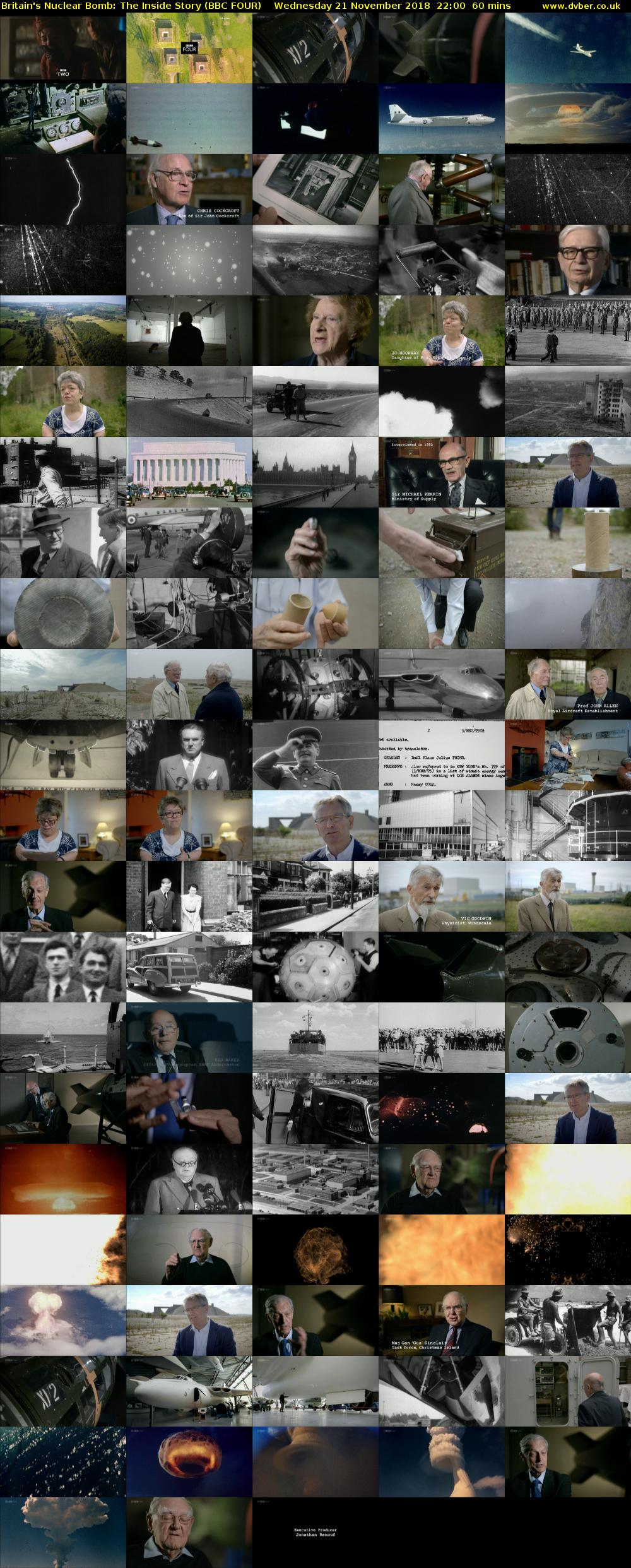 Britain's Nuclear Bomb: The Inside Story (BBC FOUR) Wednesday 21 November 2018 22:00 - 23:00