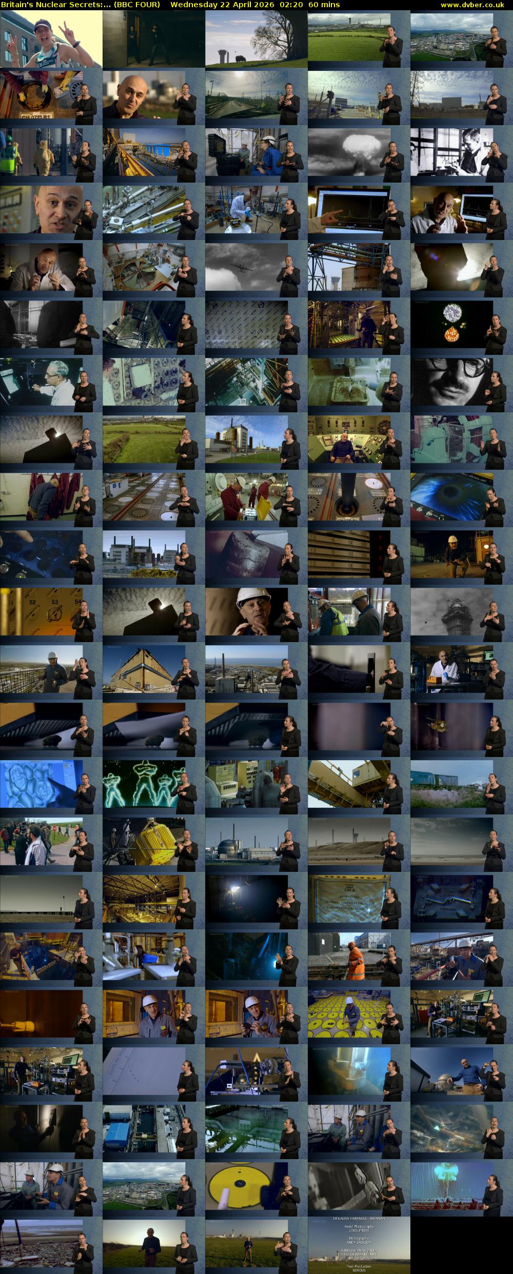 Britain's Nuclear Secrets:... (BBC FOUR) Wednesday 22 April 2026 02:20 - 03:20