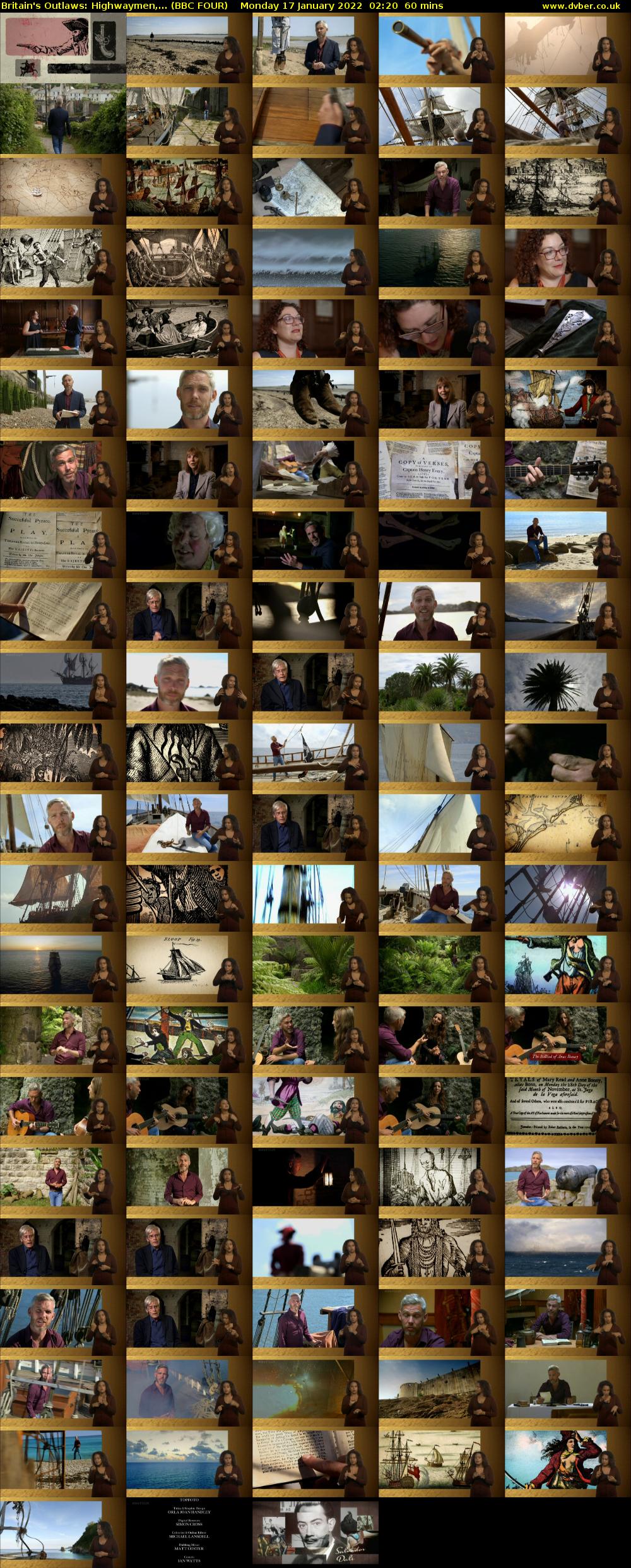 Britain's Outlaws: Highwaymen,... (BBC FOUR) Monday 17 January 2022 02:20 - 03:20