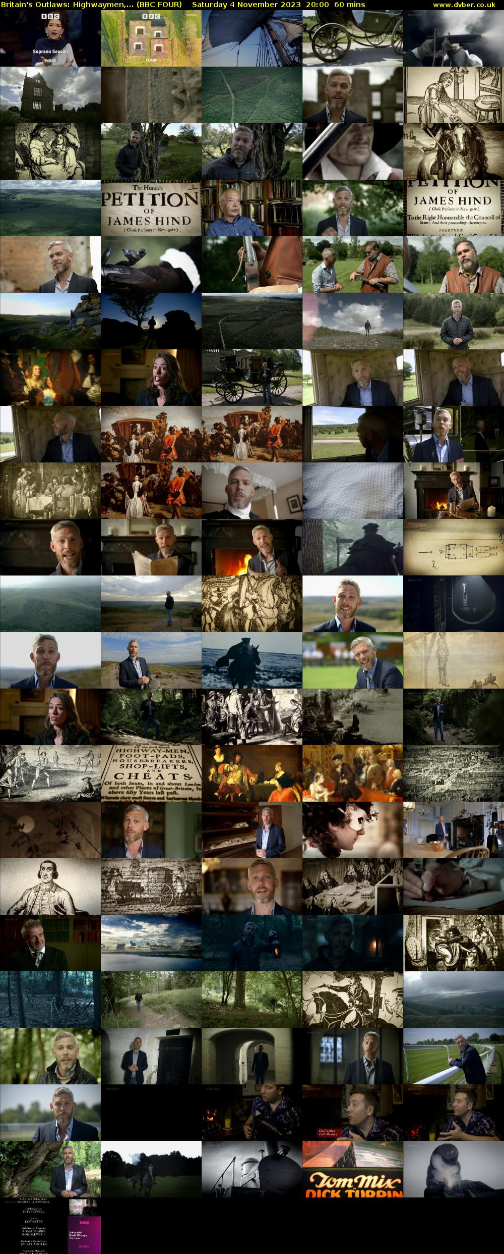 Britain's Outlaws: Highwaymen,... (BBC FOUR) Saturday 4 November 2023 20:00 - 21:00