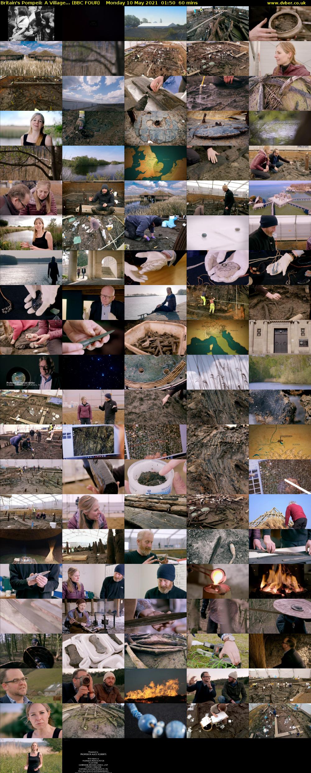 Britain's Pompeii: A Village... (BBC FOUR) Monday 10 May 2021 01:50 - 02:50