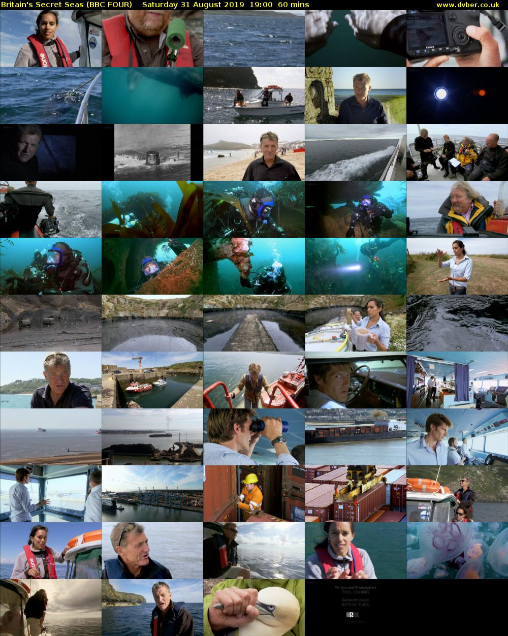 Britain's Secret Seas (BBC FOUR) Saturday 31 August 2019 19:00 - 20:00