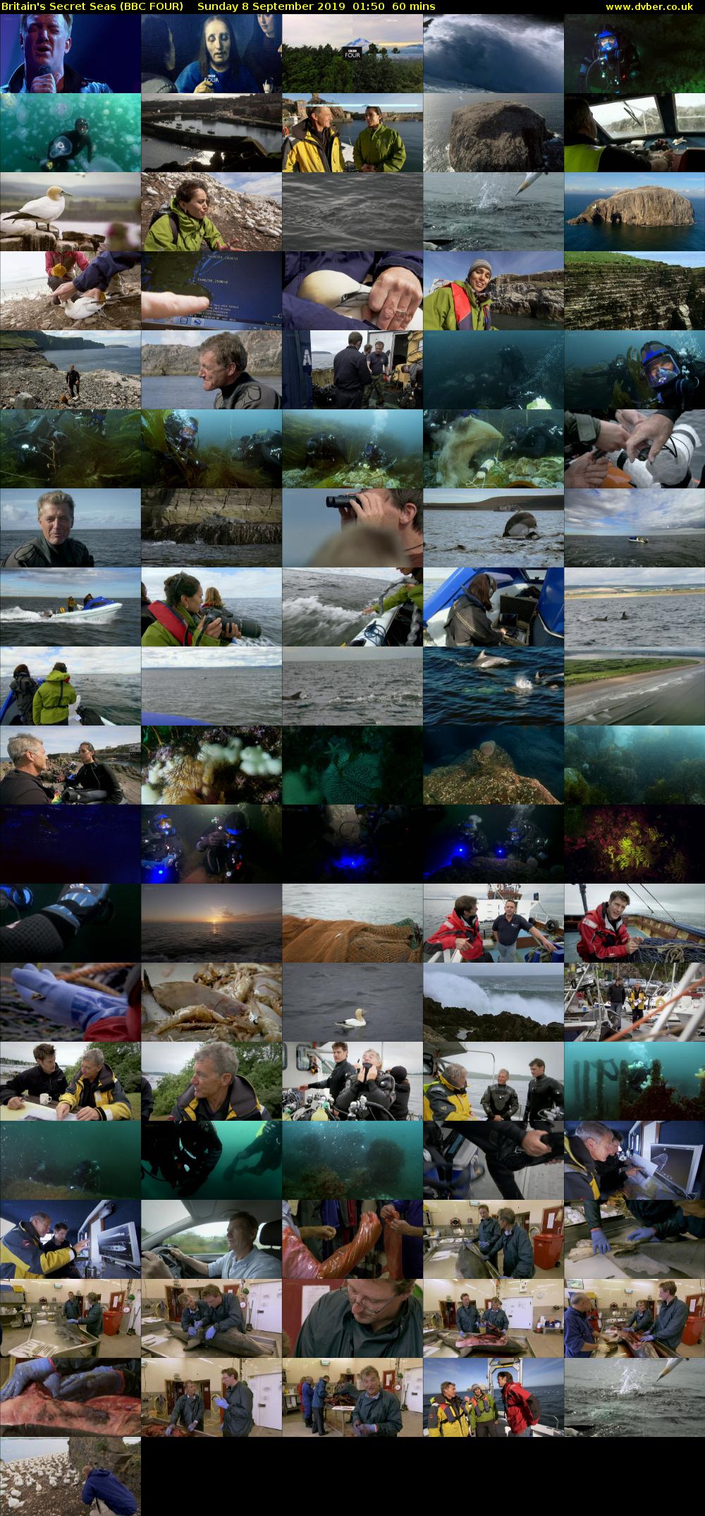 Britain's Secret Seas (BBC FOUR) Sunday 8 September 2019 01:50 - 02:50